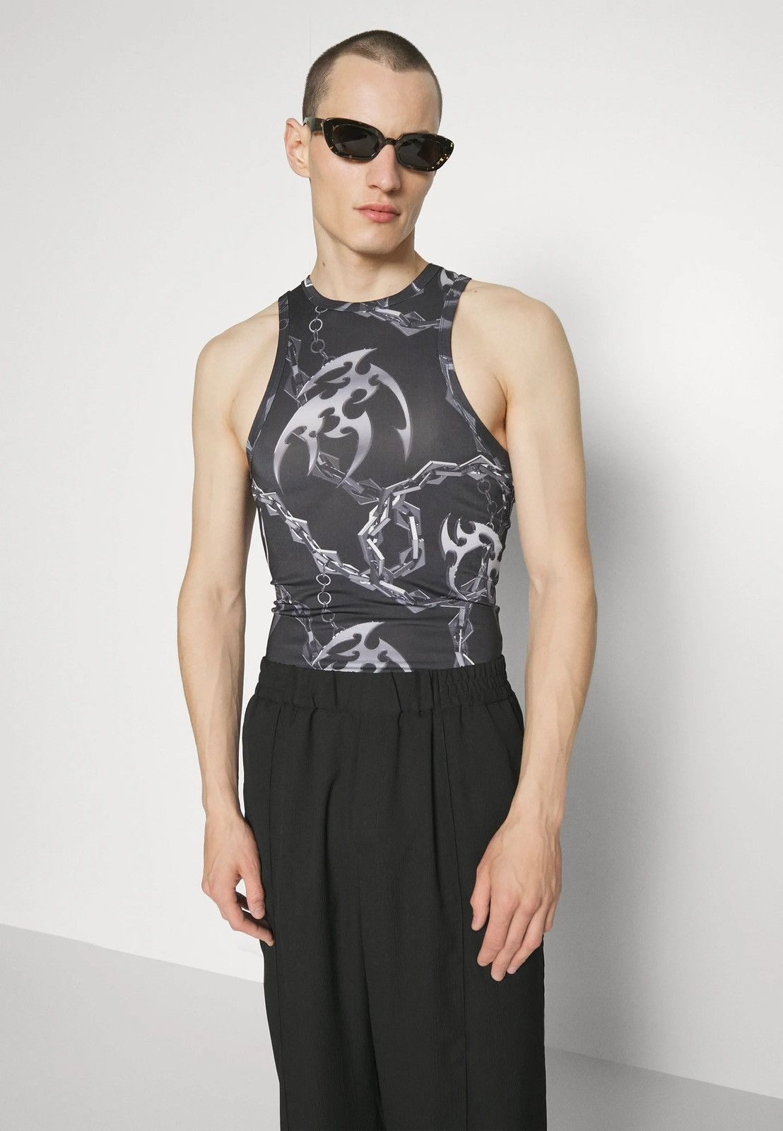 Han Kjobenhavn !DS! SS23 Han Kjobenhavn Chain Tribal Stretch Racer Top Size US M / EU 48-50 / 2 - 5 Thumbnail