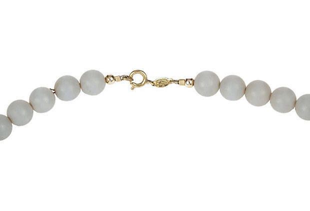 Dior German Dior Faux Chalcedony Beaded Necklace Size ONE SIZE - 4 Thumbnail