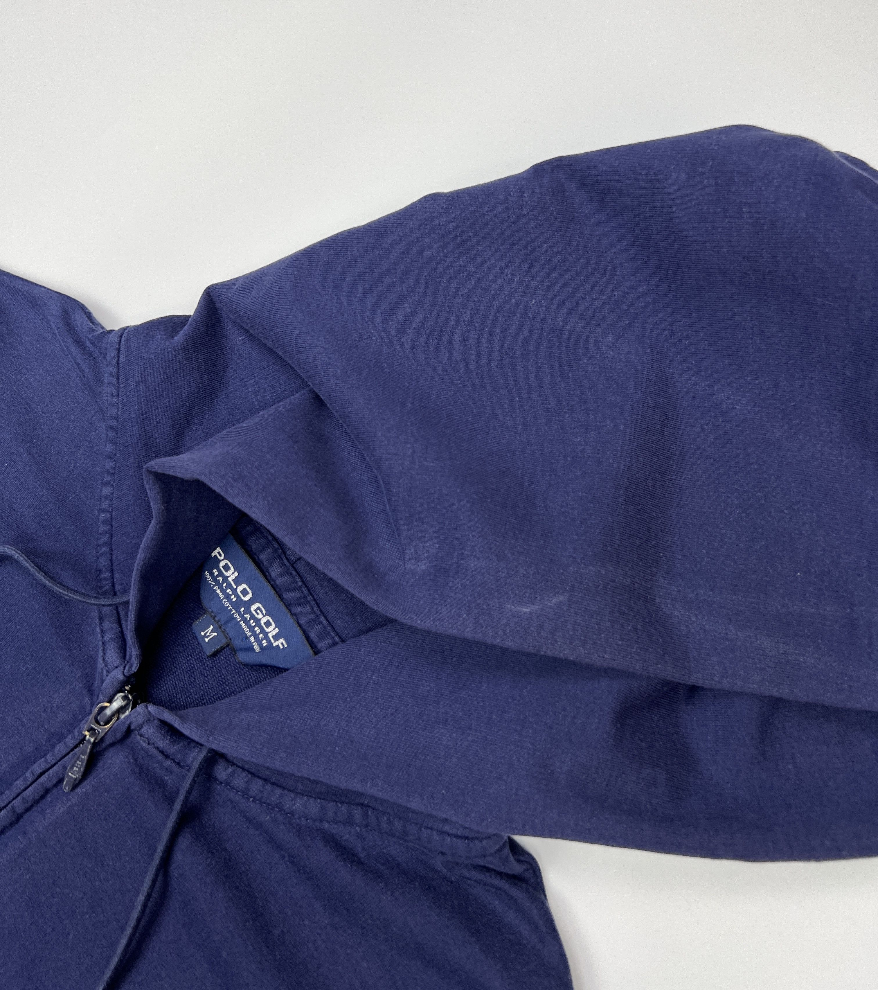 Polo Ralph Lauren Y2K Ralph Lauren Golf Full Zip Navy Cotton Hoodie Size US M / EU 48-50 / 2 - 10 Thumbnail