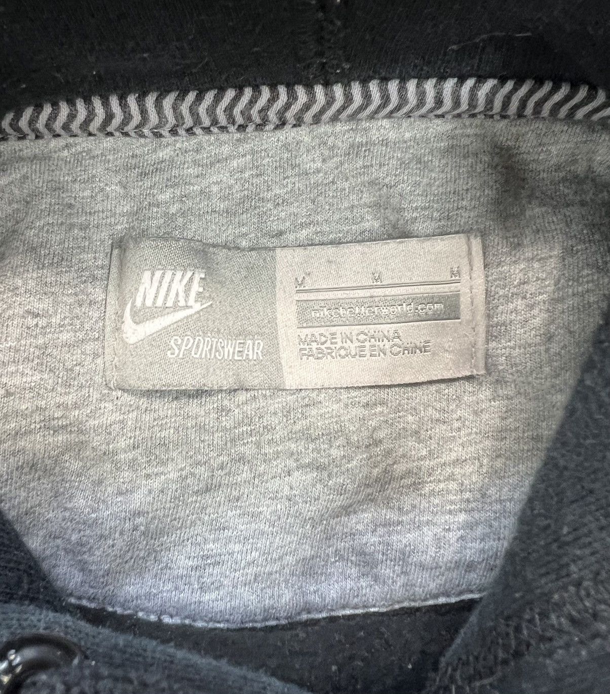 Nike Hoodie Nike Big Logo Black Y2K Size US M / EU 48-50 / 2 - 4 Thumbnail