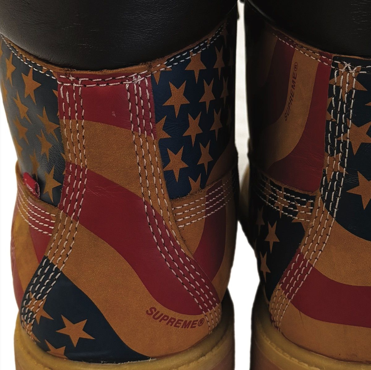 Supreme × Timberland Supreme × Timberland American Flag 6” Boots Size US 10.5 / EU 43-44 - 6 Thumbnail
