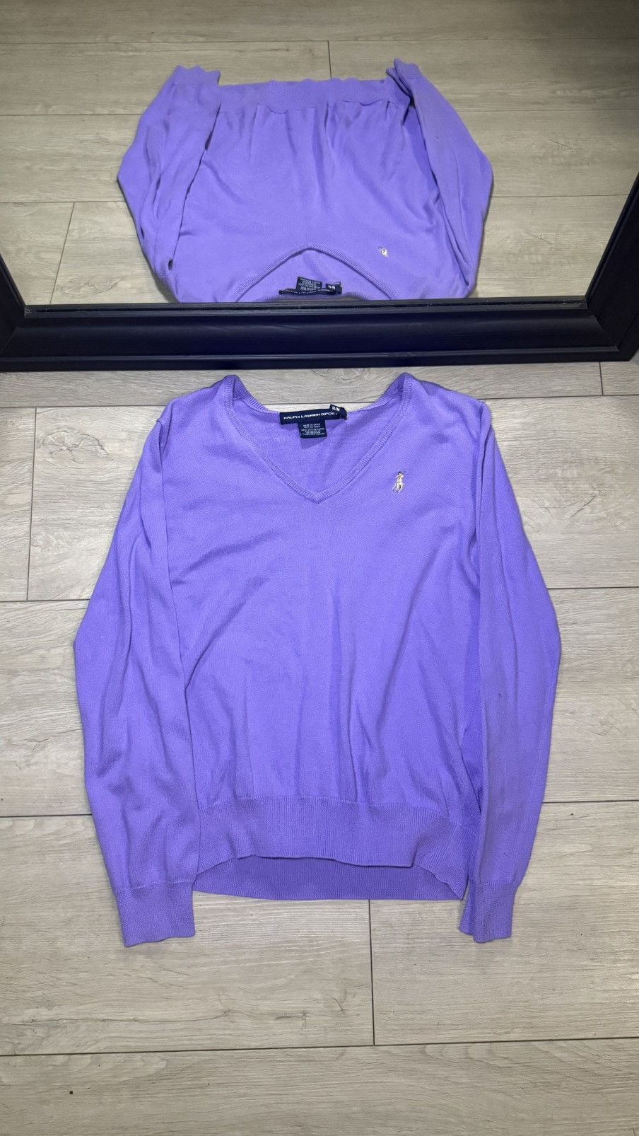 Polo Ralph Lauren Vintage / Y2K Women’s Polo Ralph Lauren Lavender Cardigan Size M / US 6-8 / IT 42-44 - 1 Thumbnail