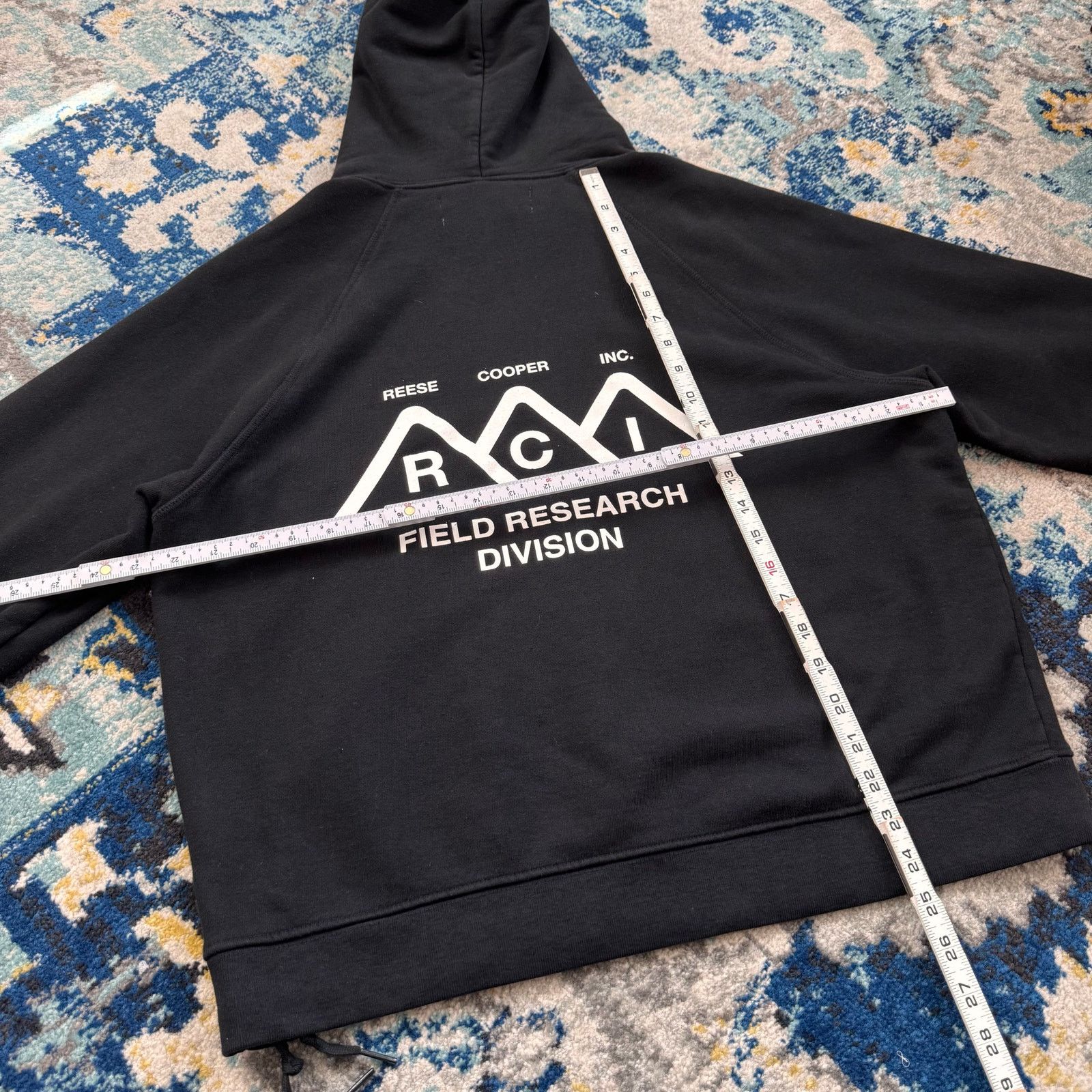 Reese Cooper Reese Cooper Boxy Hoodie Black Sz Small Made in USA Size US S / EU 44-46 / 1 - 4 Thumbnail