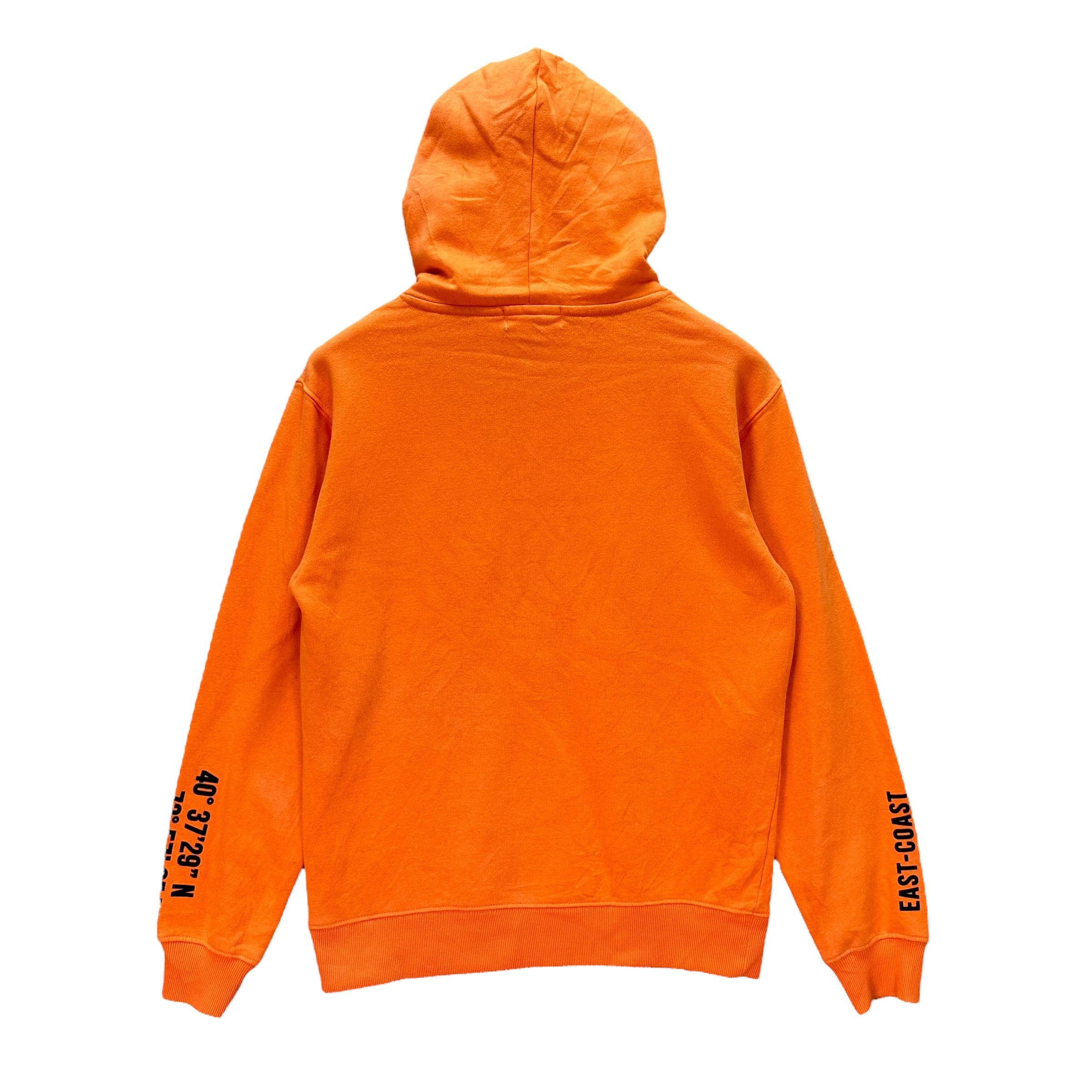 Japanese Brand WEGO NYC BROOKLYN EAST COAST PULLOVER ORANGE HOODIE #9096-56 Size US S / EU 44-46 / 1 - 9 Thumbnail