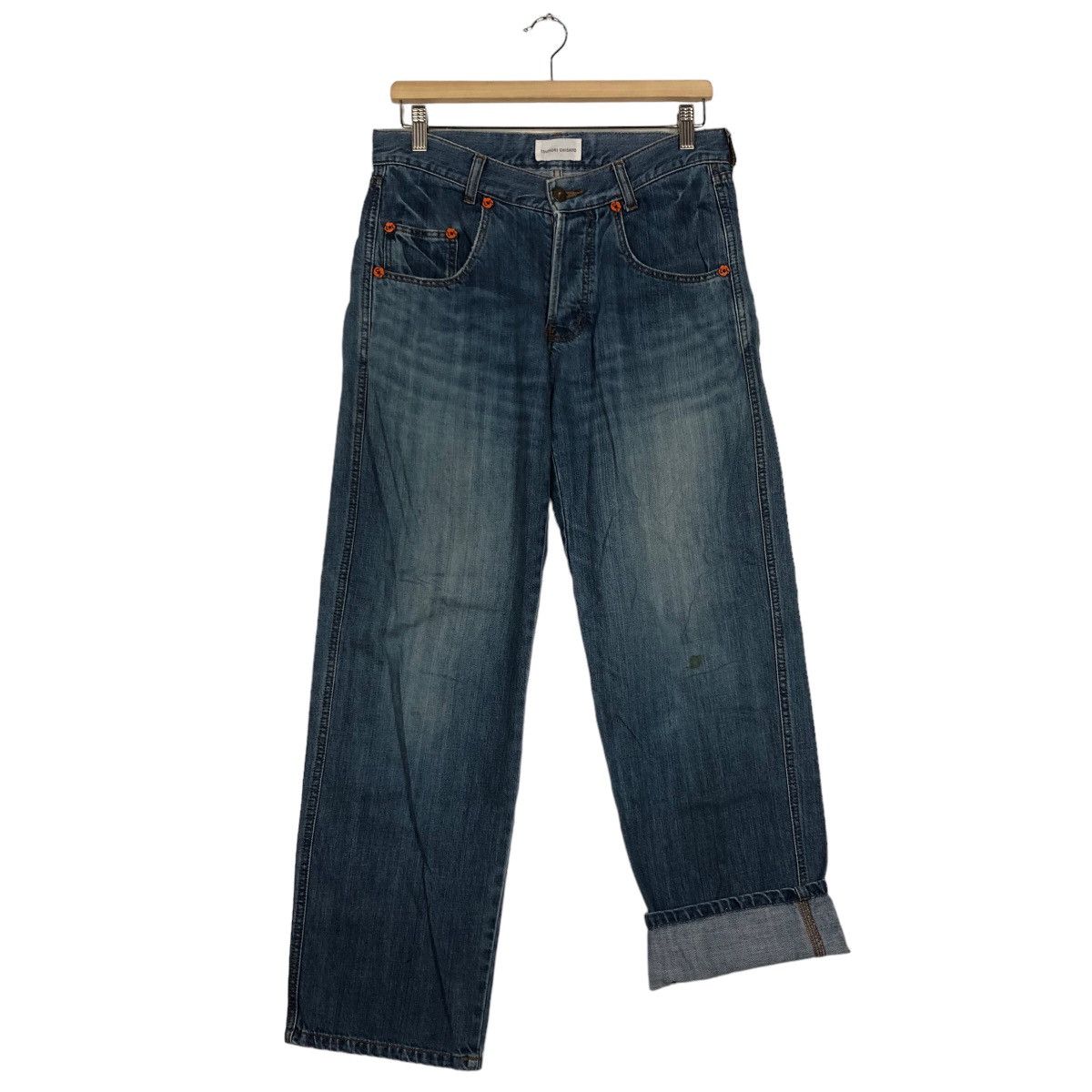 Issey Miyake 🔥90’s Vintage Issey Miyake Tsumori Chisato Denim Jeans Size US 32 / EU 48 - 9 Thumbnail