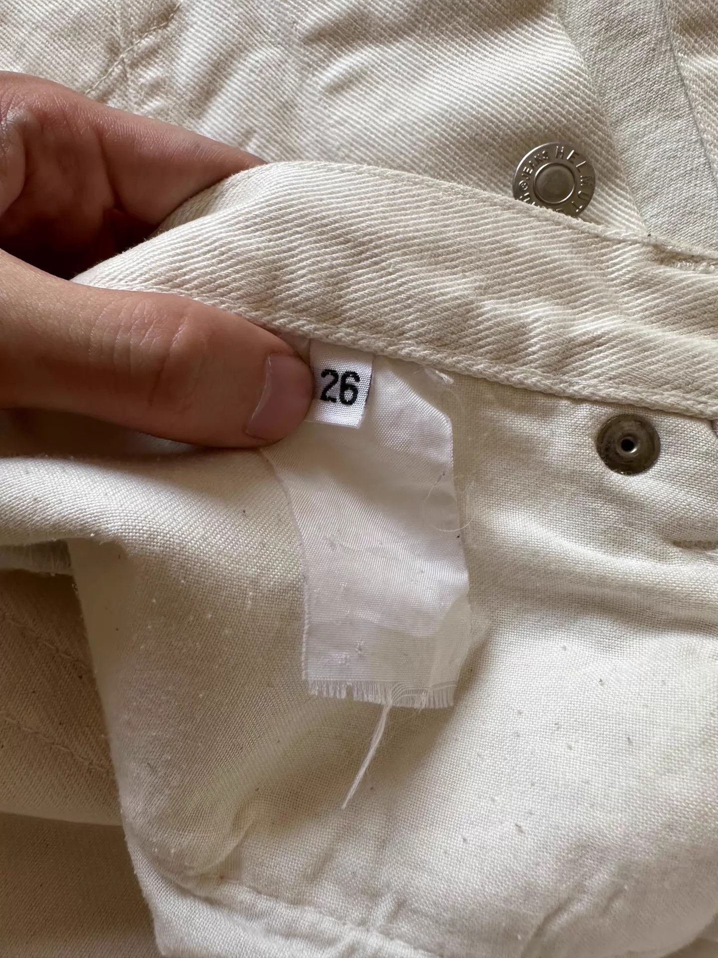 Helmut Lang Helmut Lang 98A/W Vintage Burned Denim Archive Jeans 26 Size US 26 / EU 42 - 6 Thumbnail