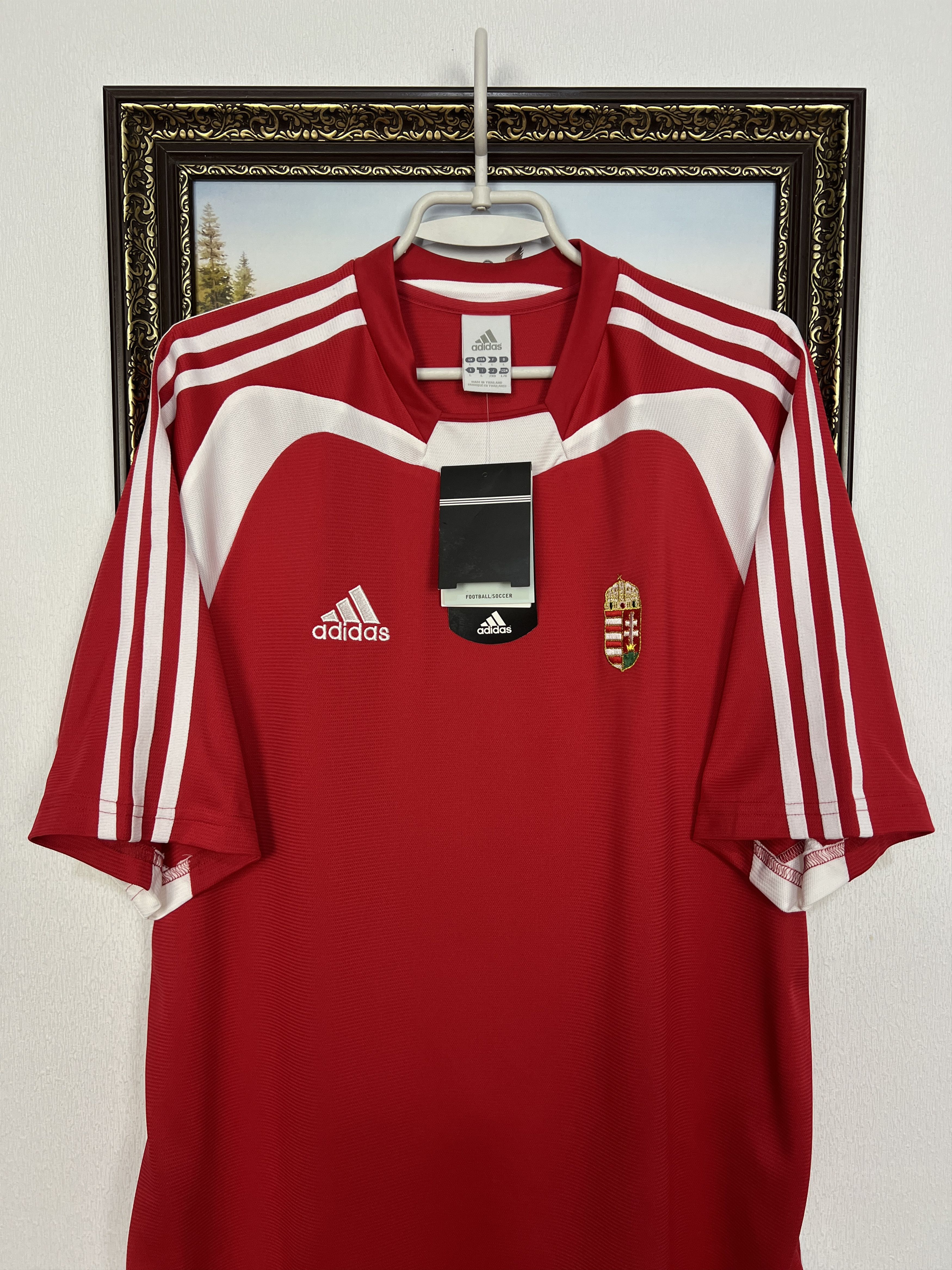 Adidas Hungary Home football shirt Soccer Jersey Trikot National Size US L / EU 52-54 / 3 - 2 Thumbnail