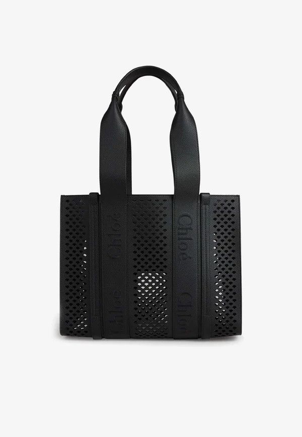 Chloe o1loc1c0625 Size: OS / Woody Tote Bag in Black Size ONE SIZE - 3 Thumbnail