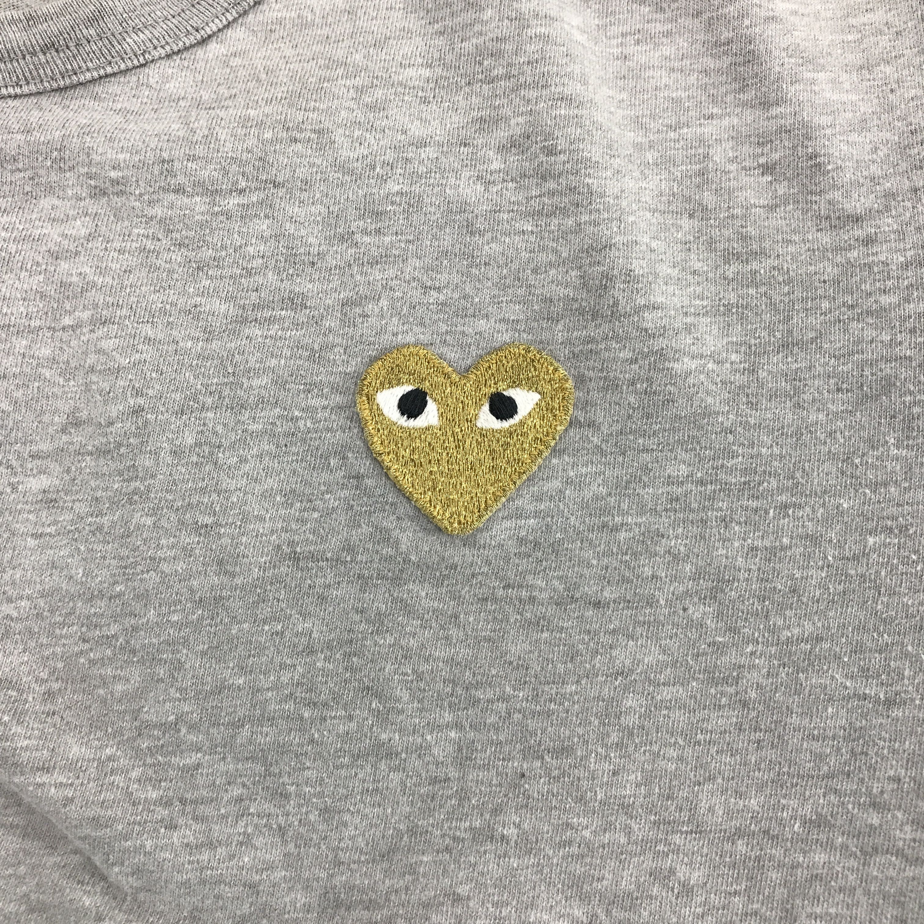 Comme des Garcons Homme Plus × Comme des Garcons PLAY PLAY COMME DES GARCONS MINI GOLD LOVE DESIGN TSHIRTS Size US M / EU 48-50 / 2 - 9 Thumbnail