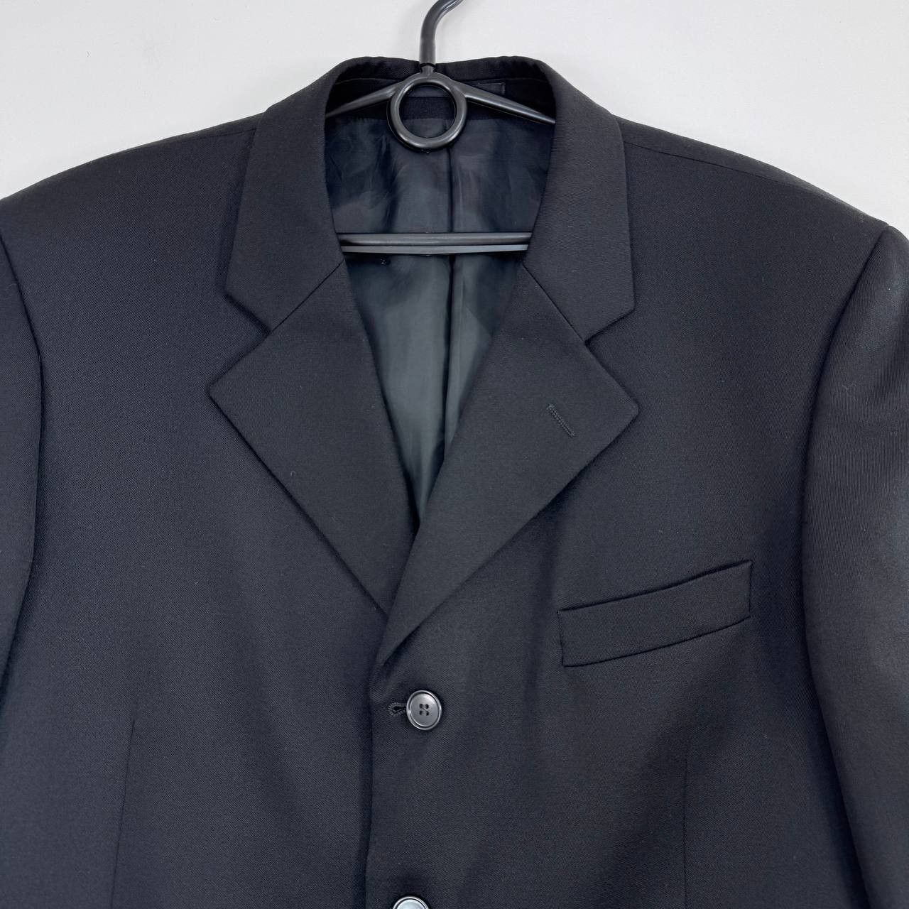 Yves Saint Laurent Yves Saint Laurent Blazer Pure Black Suit Jacket Size 52 L Size US L / EU 52-54 / 3 - 3 Thumbnail