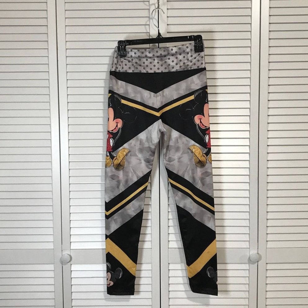 Other NWT Mickey Mouse High Rise Athletic Leggings XL Size 26" / US 2 / IT 38 - 2 Thumbnail