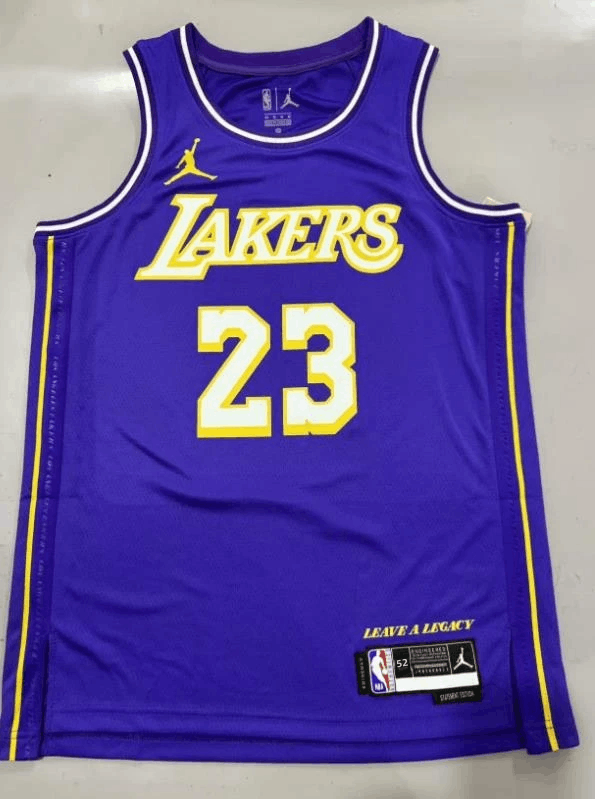 NBA 26 Laker #23 LeBron James Jersey Size US XL / EU 56 / 4 - 1 Thumbnail