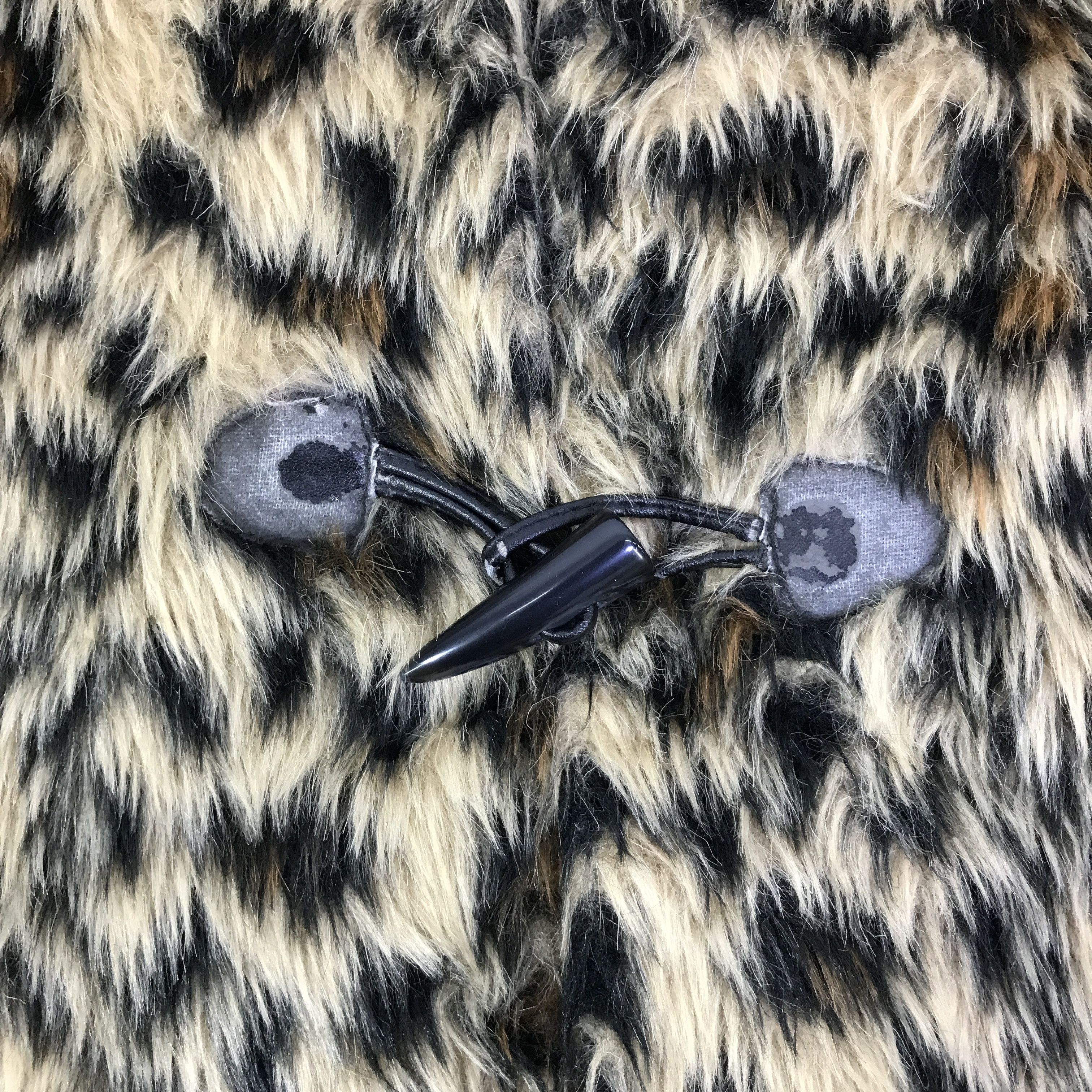 If Six Was Nine GOTHIC STYLE JAPAN GLAD NEWS FUR HOODIE JACKET K89B18 Size US L / EU 52-54 / 3 - 9 Thumbnail