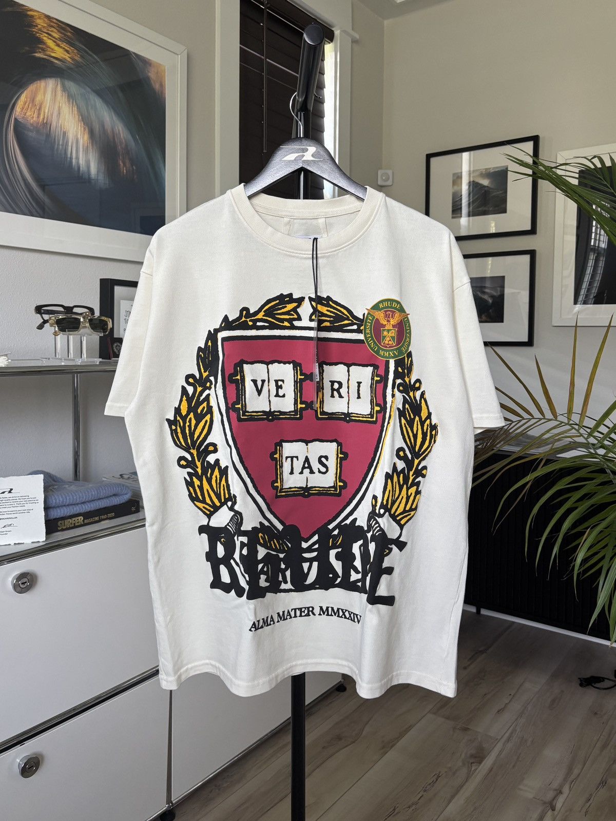 Rhude RHUDE RUNWAY UNIVERSITY LOGO TEE Size US M / EU 48-50 / 2 - 2 Thumbnail