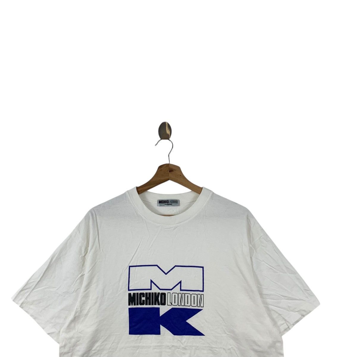 Michiko Koshino London Vintage MICHIKO LONDON KOSHINO Collection Tee Shirt Top Size M / US 6-8 / IT 42-44 - 2 Thumbnail