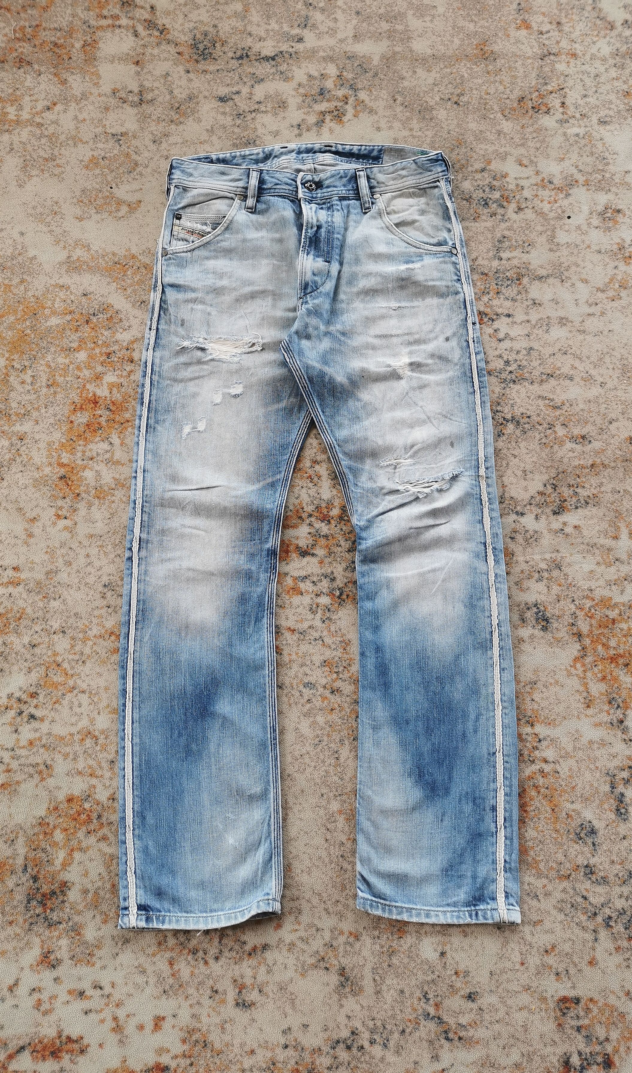 Diesel Diesel Blue Eyecons 2012/2 Edition Slim Straight- Y154 Size US 30 / EU 46 - 1 Thumbnail