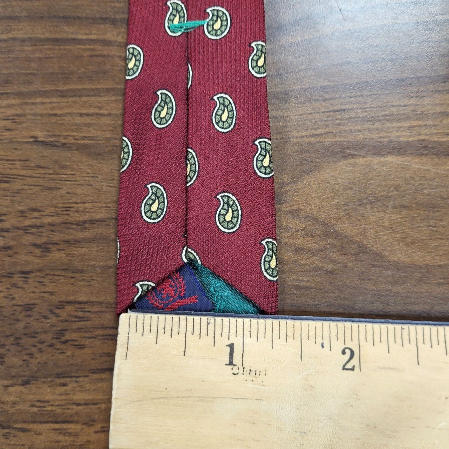 Tommy Hilfiger Tommy Hilfiger Tie Men's Neck Red Blue Gold Geometric 100% Italian Silk Made USA Classic 57"-60" Multicolor Silk Size ONE SIZE - 6 Thumbnail