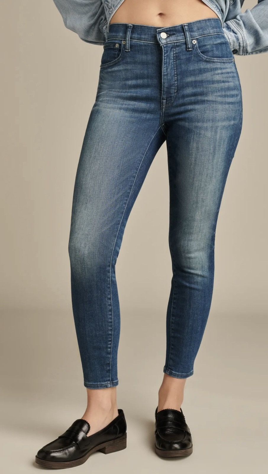 Lucky Brand Lucky Brand Brigette Skinny Jeans Size 32" / US 10 / IT 46 - 3 Thumbnail