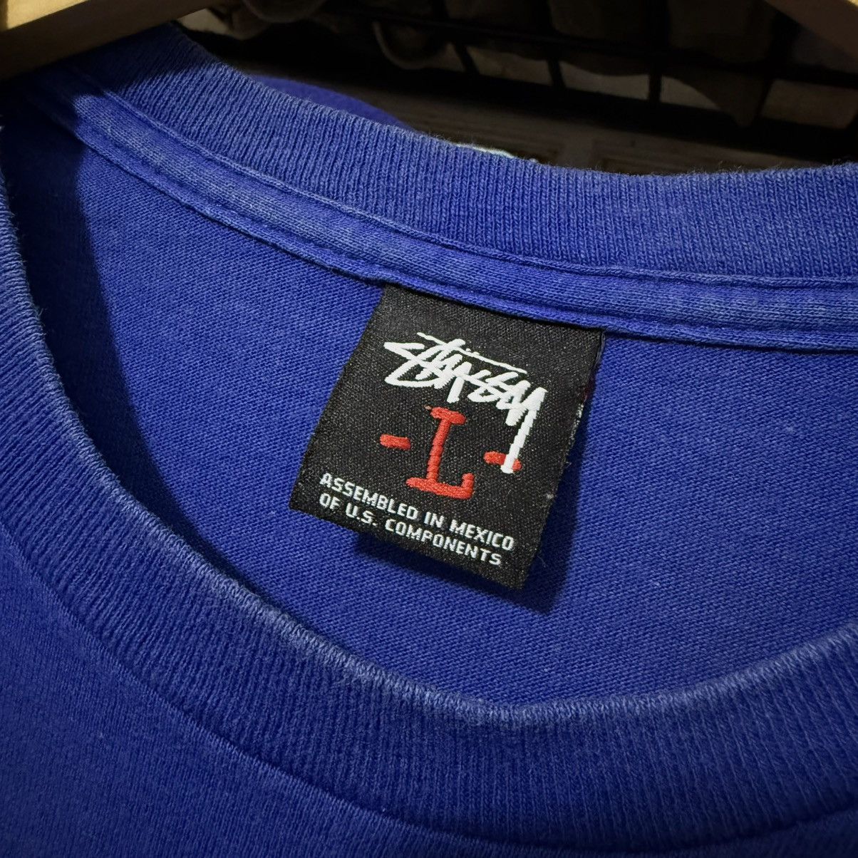 Stussy 2000s stussy clasic double sided tshirt Size US L / EU 52-54 / 3 - 7 Thumbnail