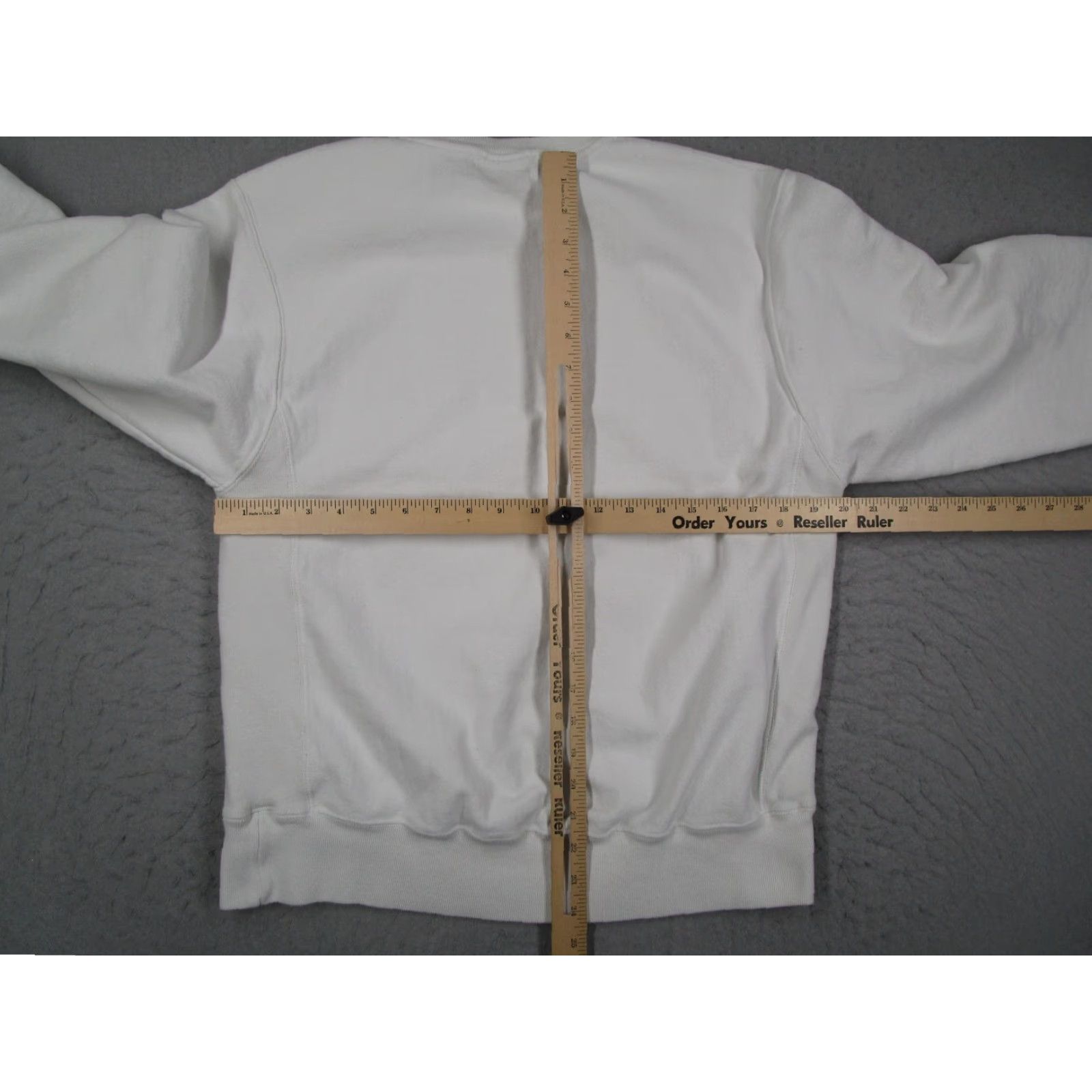 Champion Champion Reverse Weave Sweatshirt Mens M White Nashville Embroidered Guitar Graphic Print Heavyweight Crewneck Size US M / EU 48-50 / 2 - 6 Thumbnail