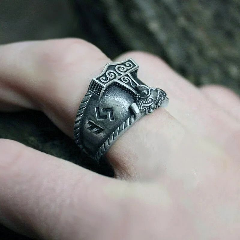 Designer × Jewelry Vintage Hammer Ring Size ONE SIZE - 5 Thumbnail