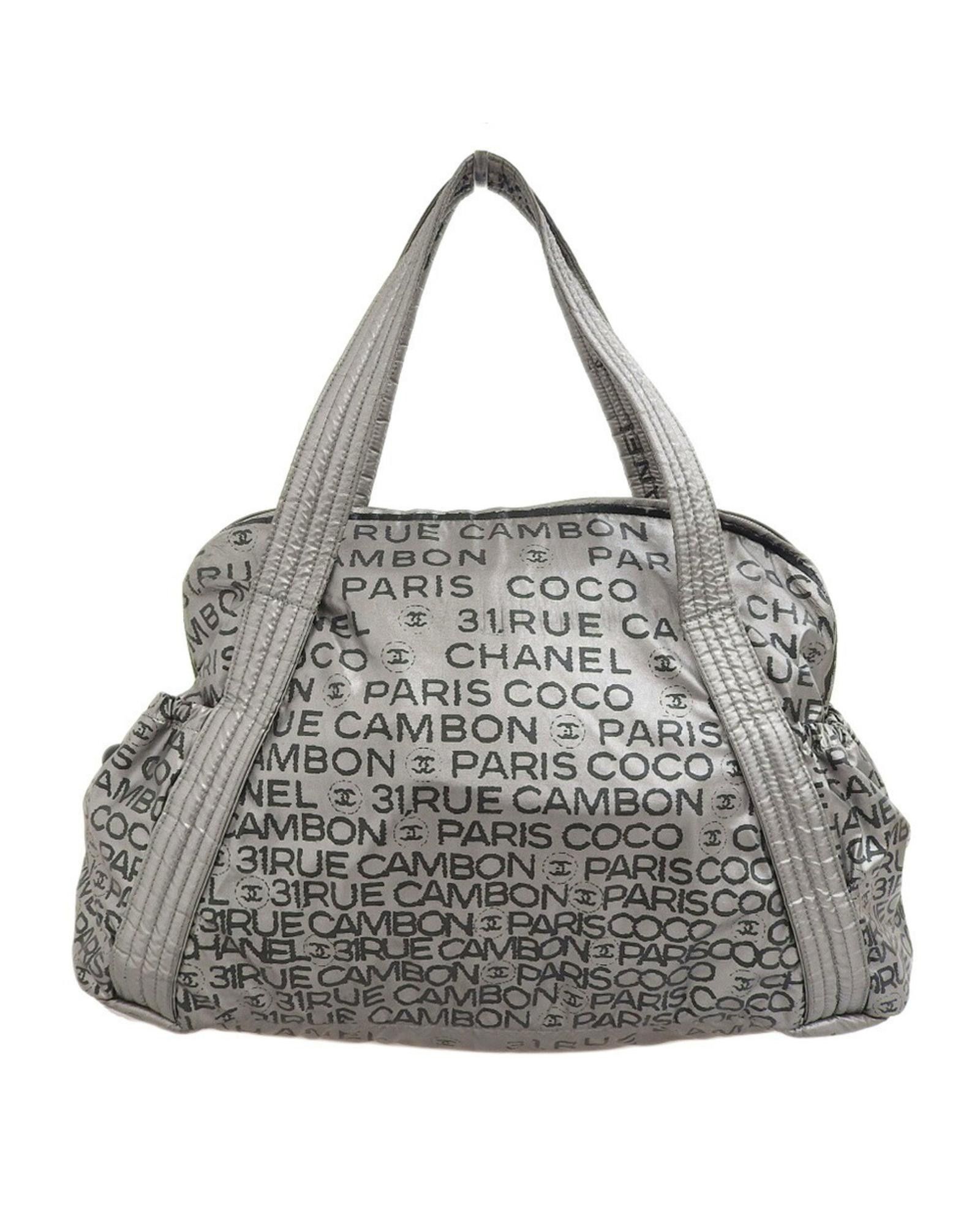 image of Timeless Elegance: Chanel Unlimited Tote Bag in Silver, Women's