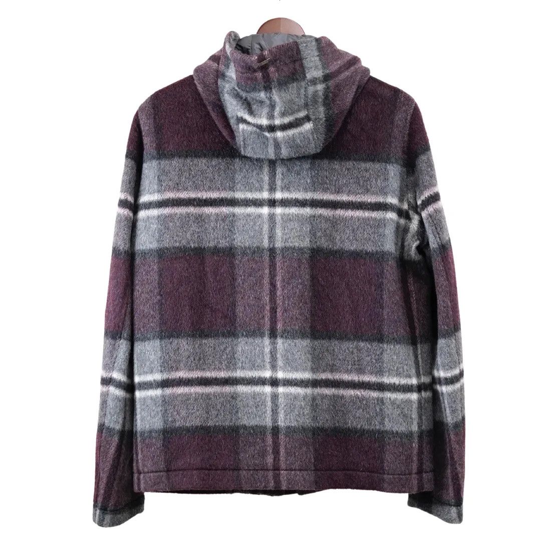 Herno HERNO Checkered Short Duffle Coat Size US M / EU 48-50 / 2 - 2 Thumbnail