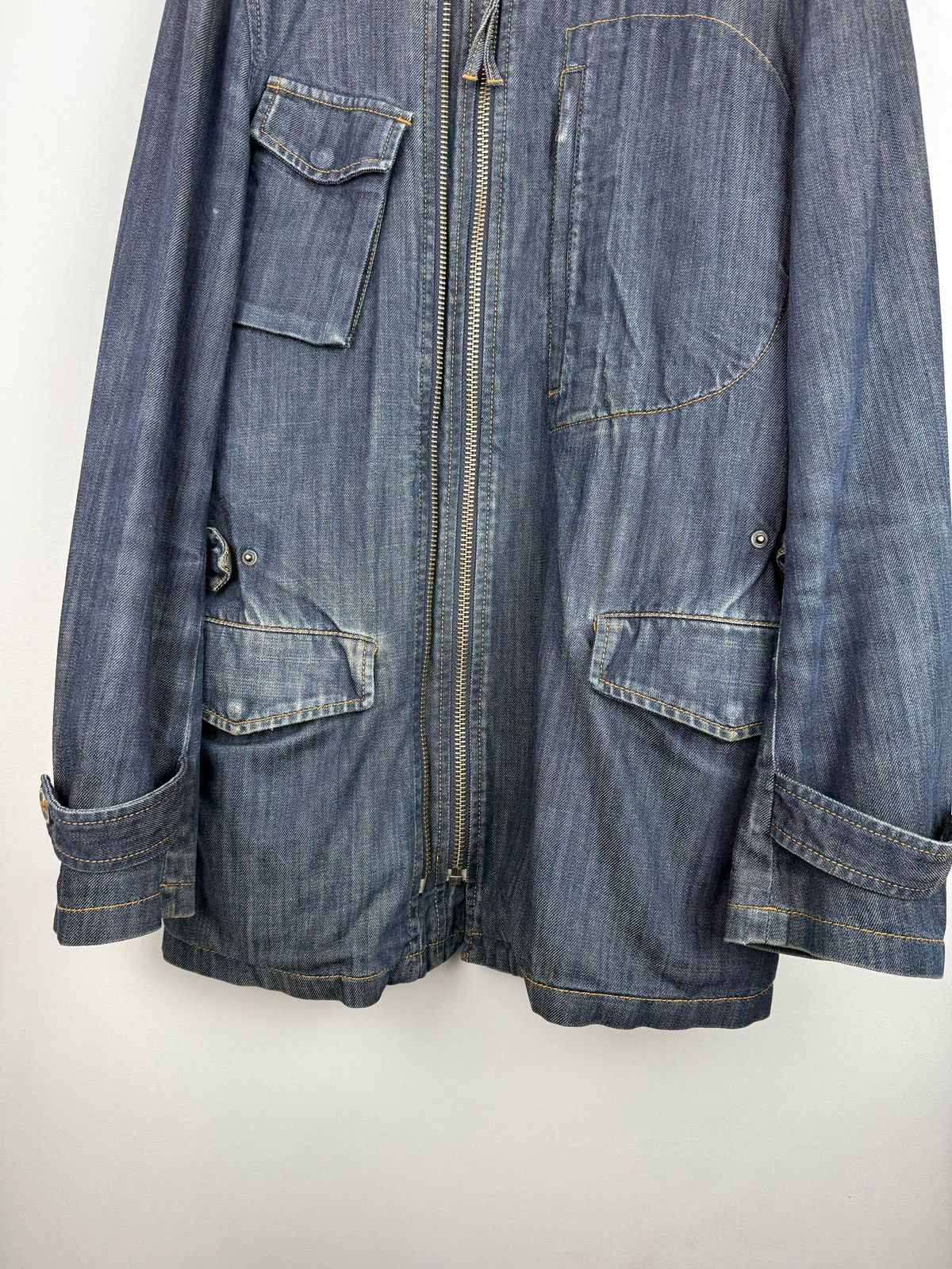 Maison Margiela Maison Martin Margiela 2010aw Archive Denim Half Coat Size US S / EU 44-46 / 1 - 4 Thumbnail