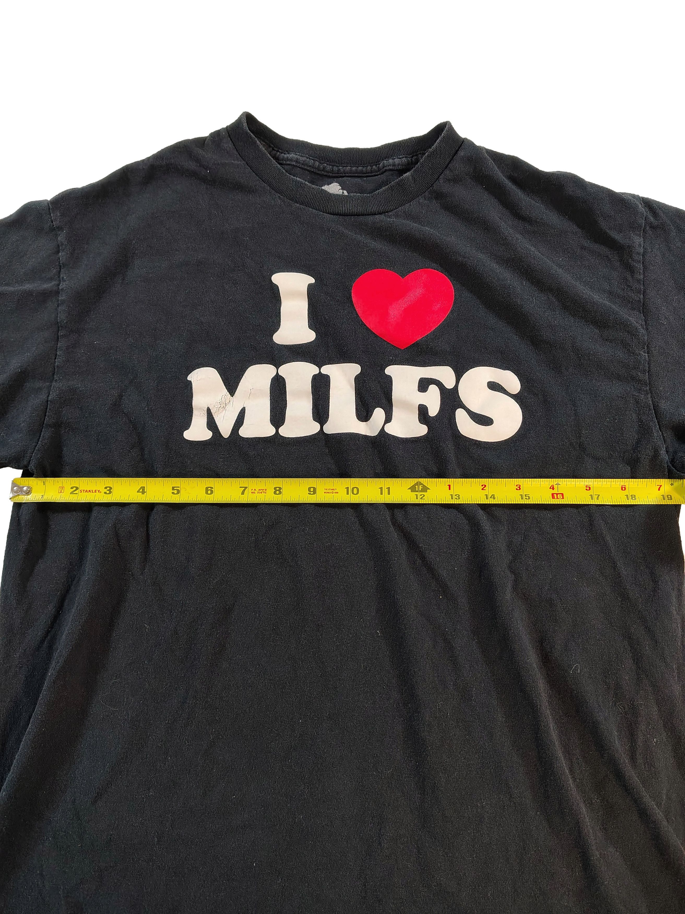 Other Men's Black Large I ❤️ MILFS Graphic T-Shirt Size US L / EU 52-54 / 3 - 4 Thumbnail