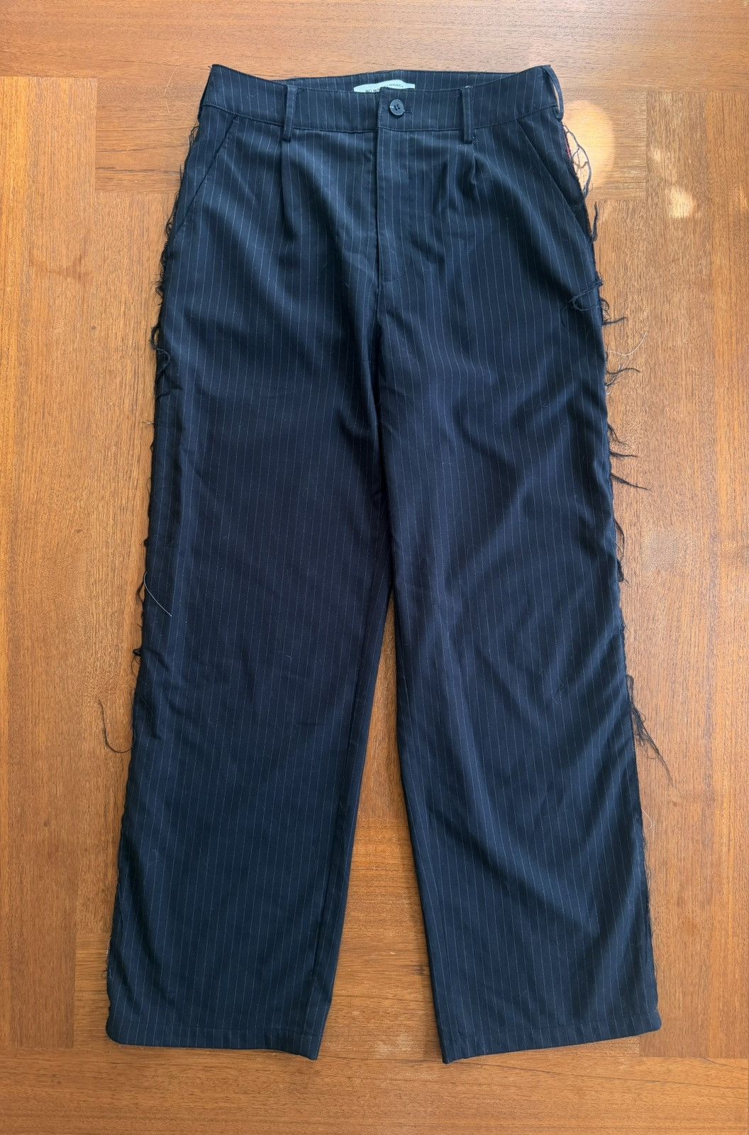 No Maintenance No Maintenance Pinstripe distressed trousers Size US 28 / EU 44 - 1 Thumbnail