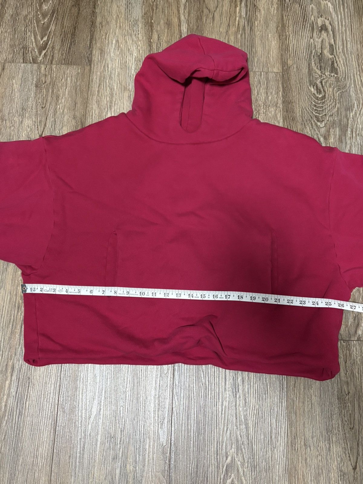 Los Angeles Apparel Yeezy Unreleased Red Double Layer Hoodie Size US S / EU 44-46 / 1 - 4 Thumbnail