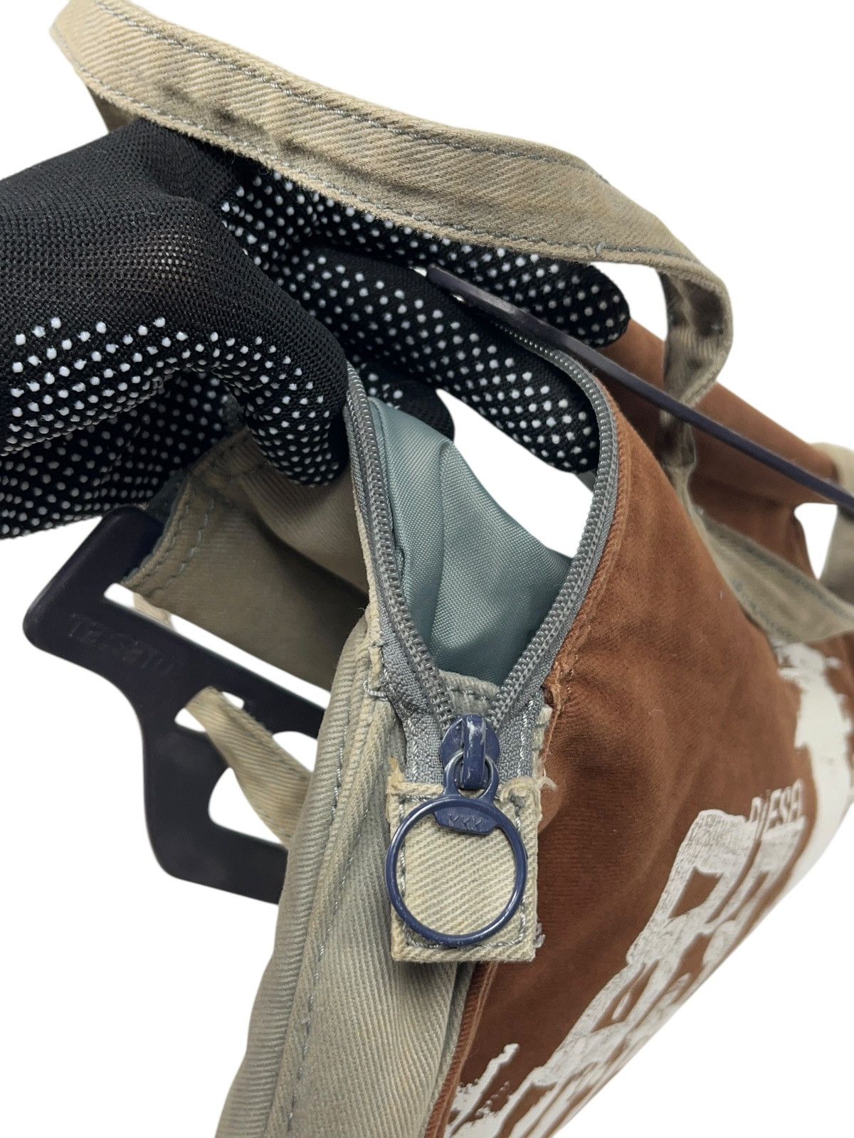Diesel Vintage Diesel Spare Parts Double Sided Crossbody Bag y2k Size ONE SIZE - 10 Thumbnail