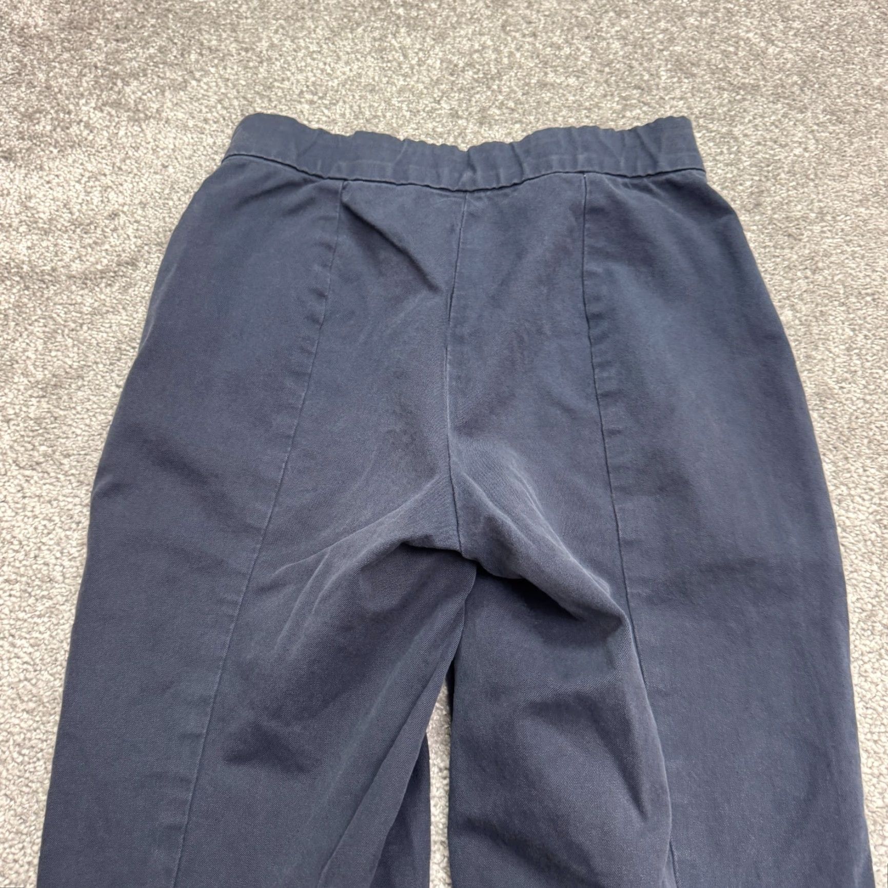 Everlane VINTAGE Everlane Blue Cotton Blend Straight Leg Pants Women’s Size 00 High Rise Casual Workwear Size 24" / US 00 / IT 34 - 3 Thumbnail