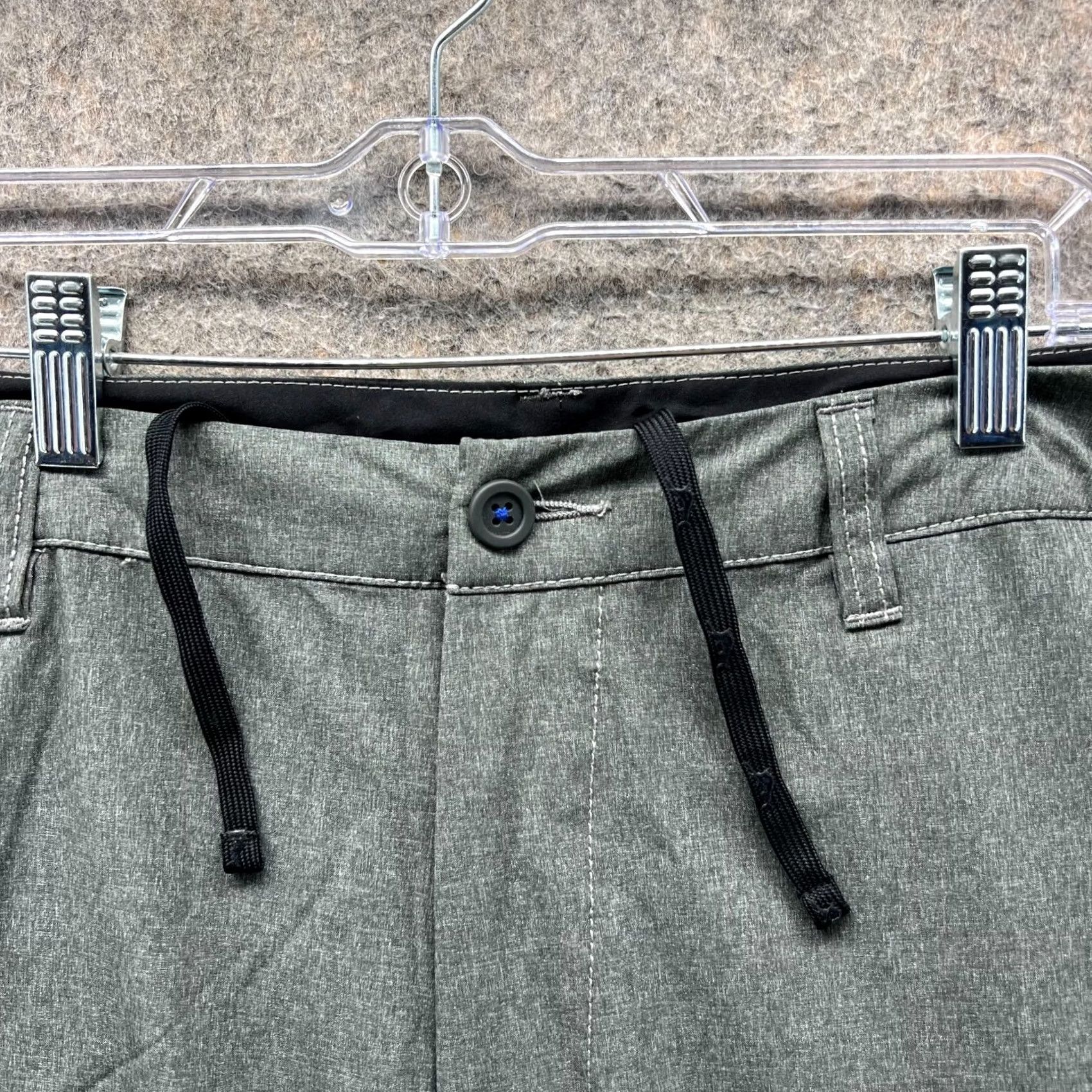Tommy Bahama Tommy Bahama Shorts Men's 38 Gray Chino Flat Front Drawstring Pockets Casual Travel Vintage: No Size US 38 / EU 54 - 3 Thumbnail