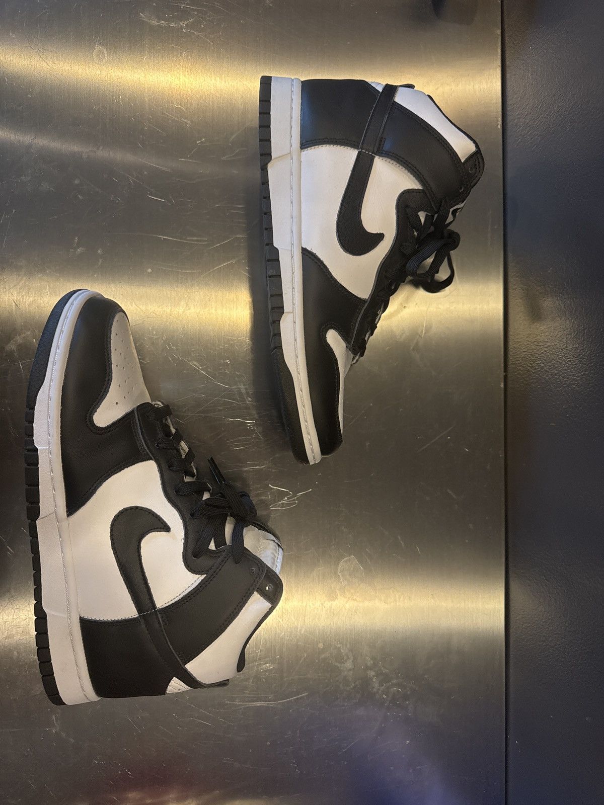 Nike Nike Dunk Retro Panda High Top Size US 8.5 / EU 41-42 - 7 Thumbnail