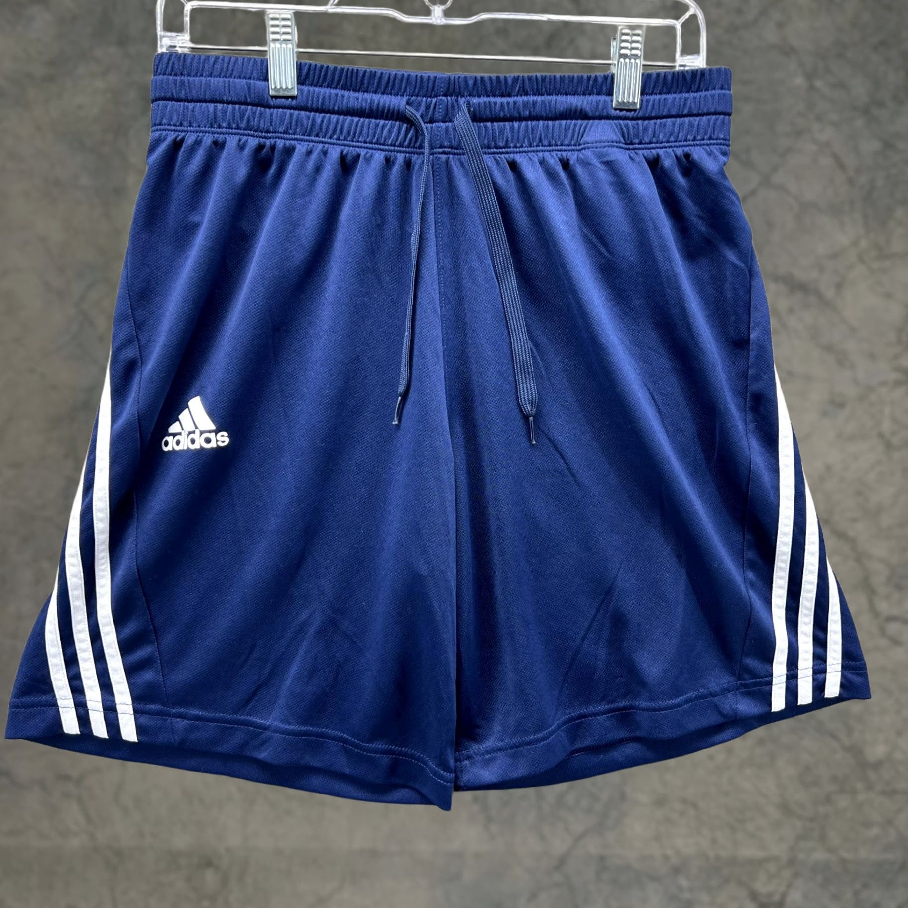 Adidas Adidas Shorts Men Medium Blue Athletic Trefoil Basketball Gym 3 Stripes Ultimate Size US 31 - 1 Thumbnail