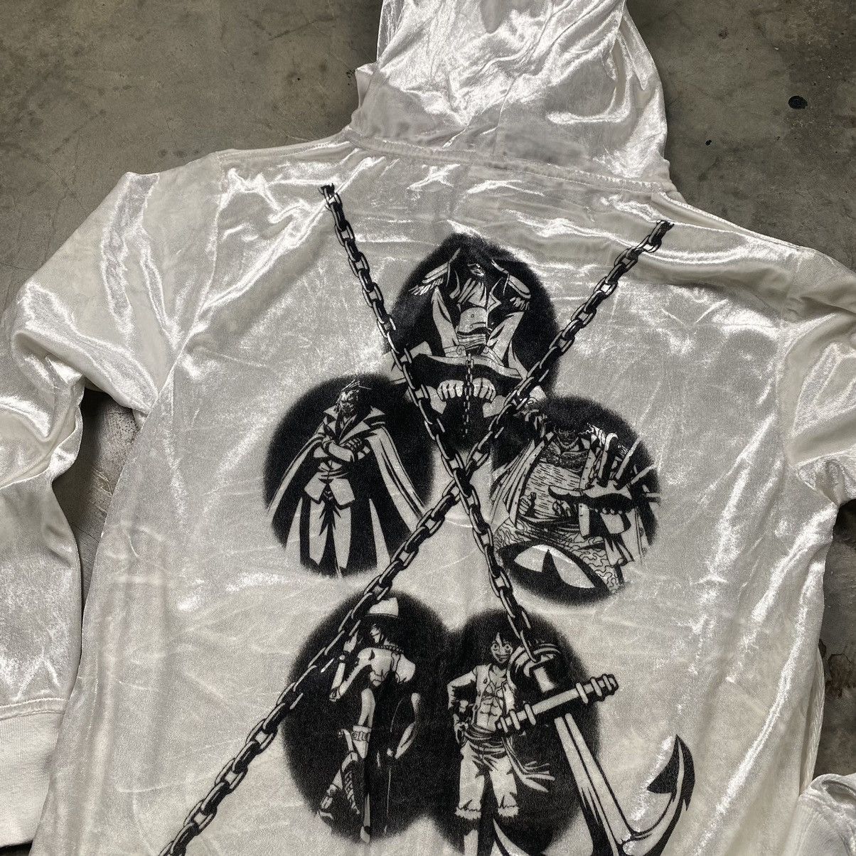 Affliction × If Six Was Nine × Le Grande Bleu (L.G.B.) Rare💥y2k One Piece Anime Fur Velvet Zip Up Size US M / EU 48-50 / 2 - 4 Thumbnail
