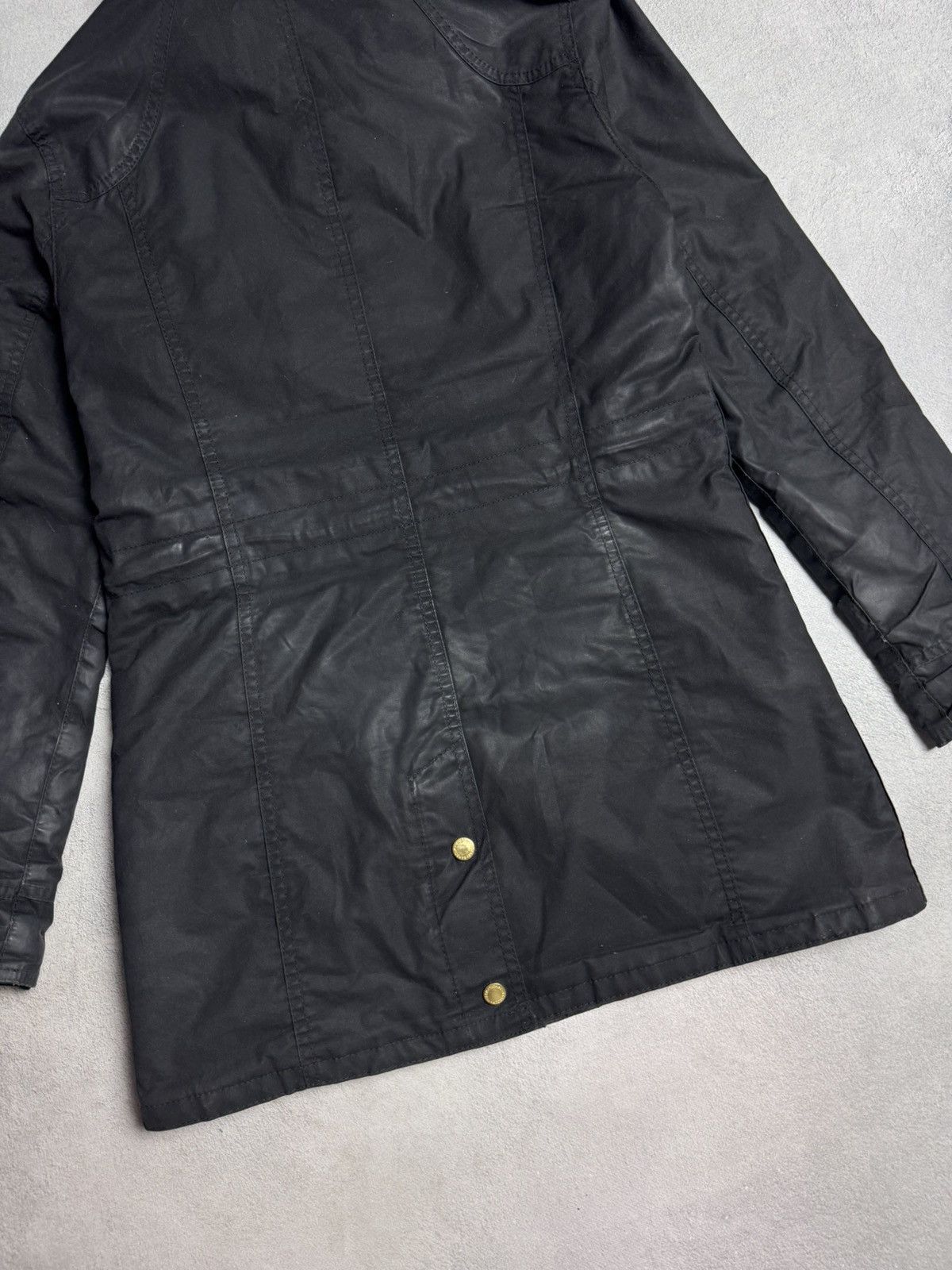 Barbour Barbour International Kirk Wax Cotton Hooded Jacket Size S / US 4 / IT 40 - 8 Thumbnail