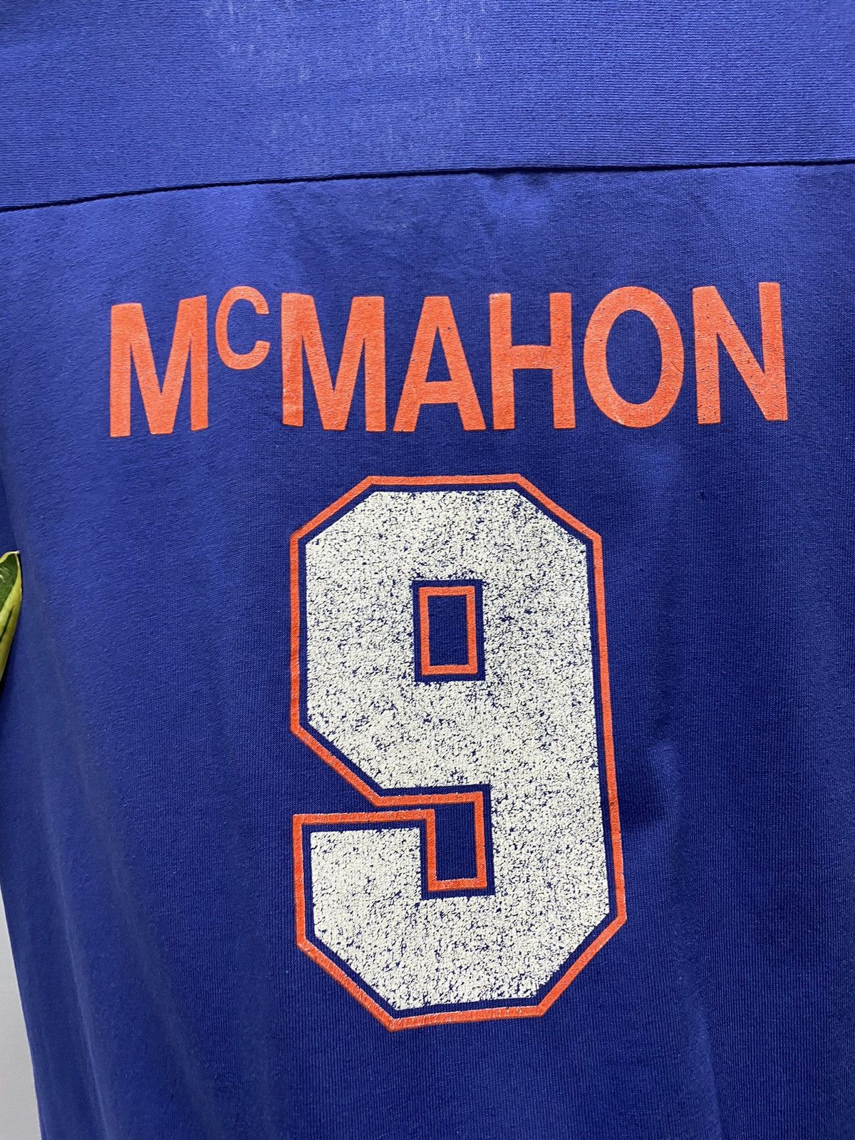 MacGregor × NFL × Vintage Jim Mcmahon Chicago Bears Jersey Navy Vintage Salem 80s Size US L / EU 52-54 / 3 - 21 Thumbnail
