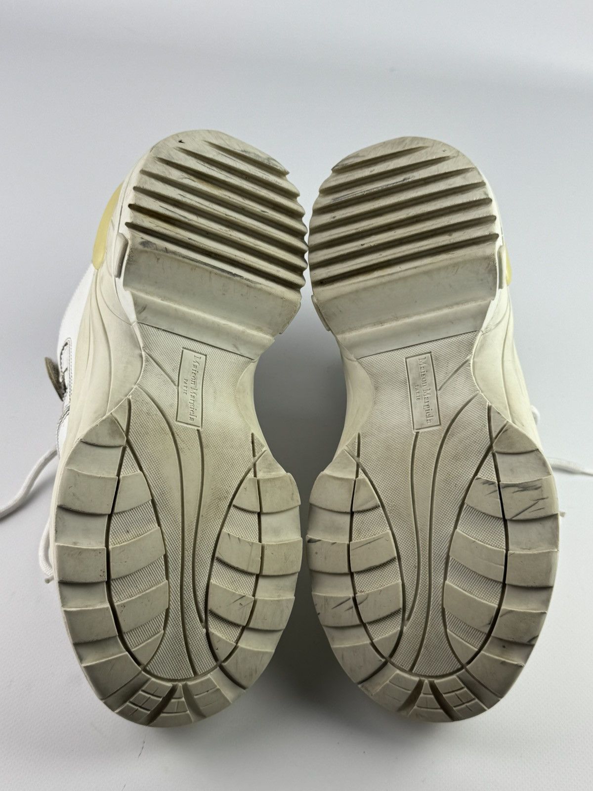 Maison Margiela Maison Margiela Low Top Retro Fit Platform Leather Sneakers Size US 8 / EU 41 - 10 Thumbnail