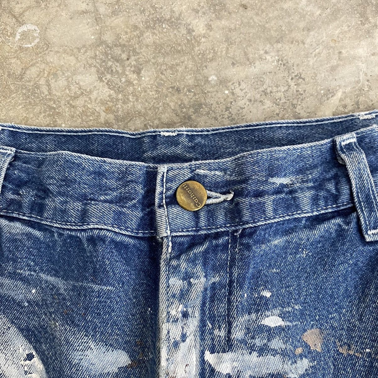 Carhartt Vintage Carhartt Faded Blue Splatter Painter Denim Jeans Size US 34 / EU 50 - 11 Thumbnail
