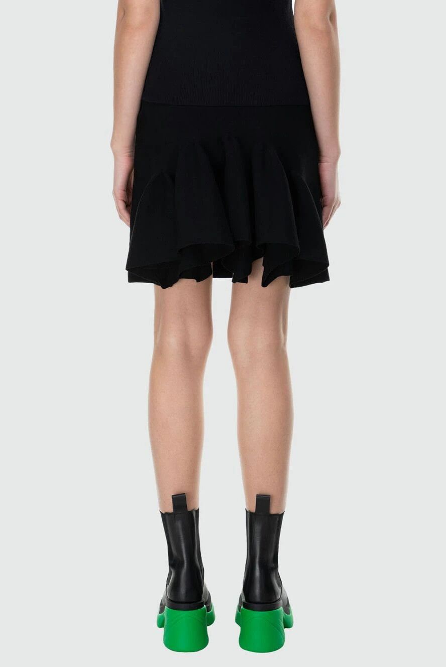 Bottega Veneta o1y0725 Mini Skirt in Black Size 28" / US 6 / IT 42 - 4 Thumbnail