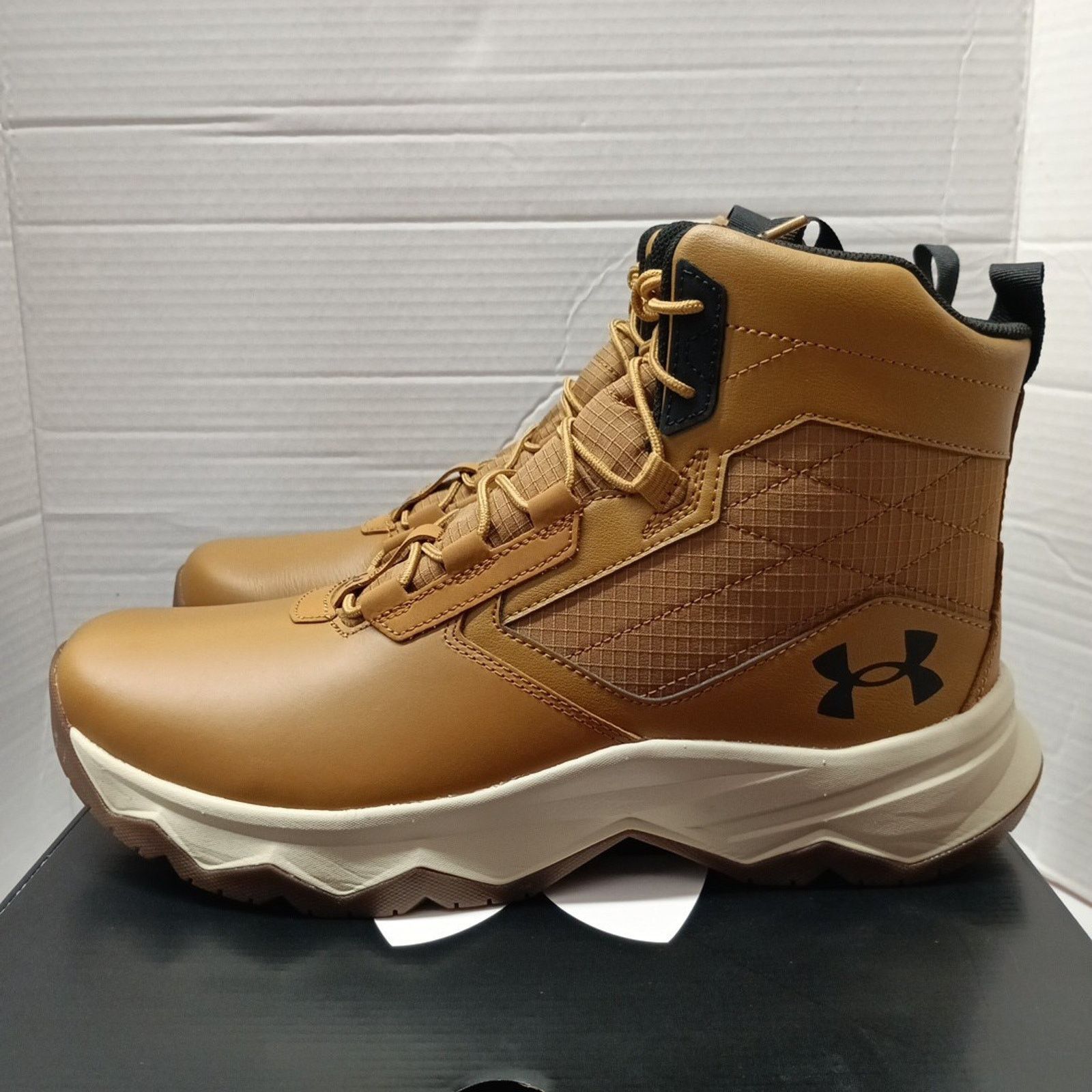 Under Armour Under Armour G2 6" Tactical Boots Men's Size 11.5 Brown Size US 11.5 / EU 44-45 - 3 Thumbnail