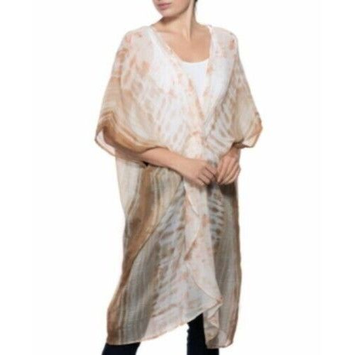 Other INC International Concepts Tie-Dyed Knot Cover Up, Neutral Size ONE SIZE - 1 Thumbnail