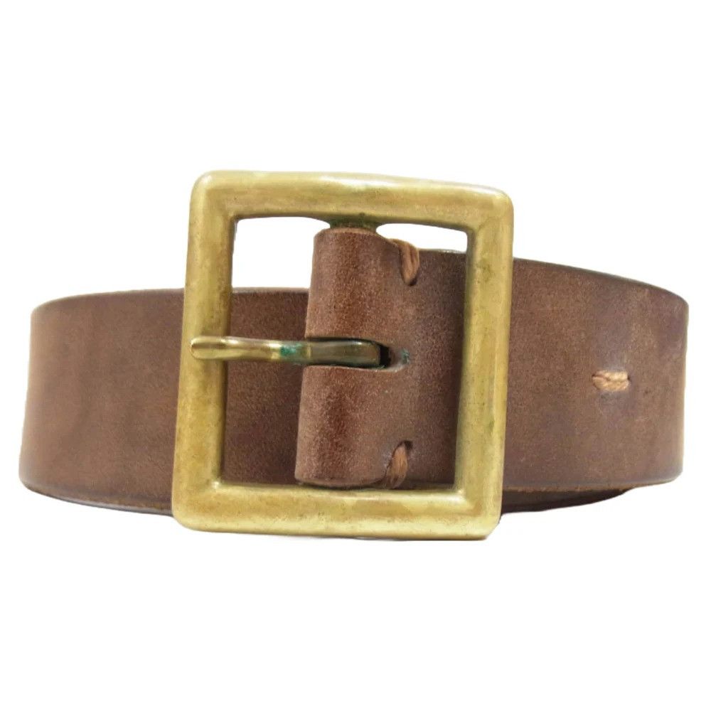 Visvim NO TARIFFS! VISVIM PLAIN VEGGIE SUEDE LEATHER BELT Size 32 - 10 Thumbnail