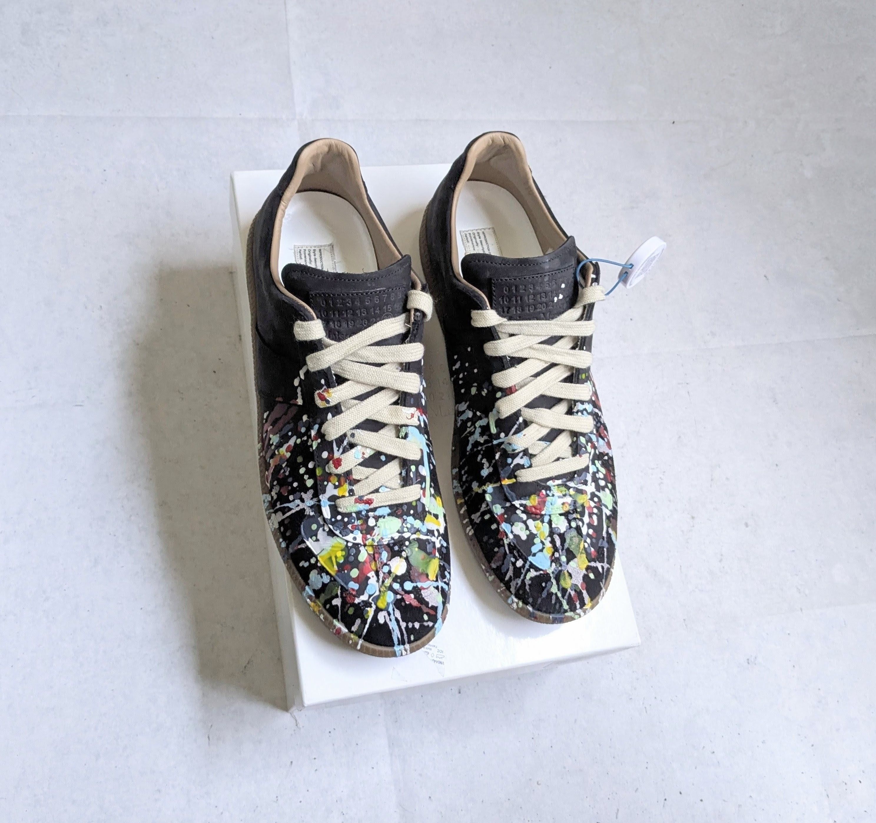 Maison Margiela MMM Margiela Black German Army Trainers 43 | Grailed
