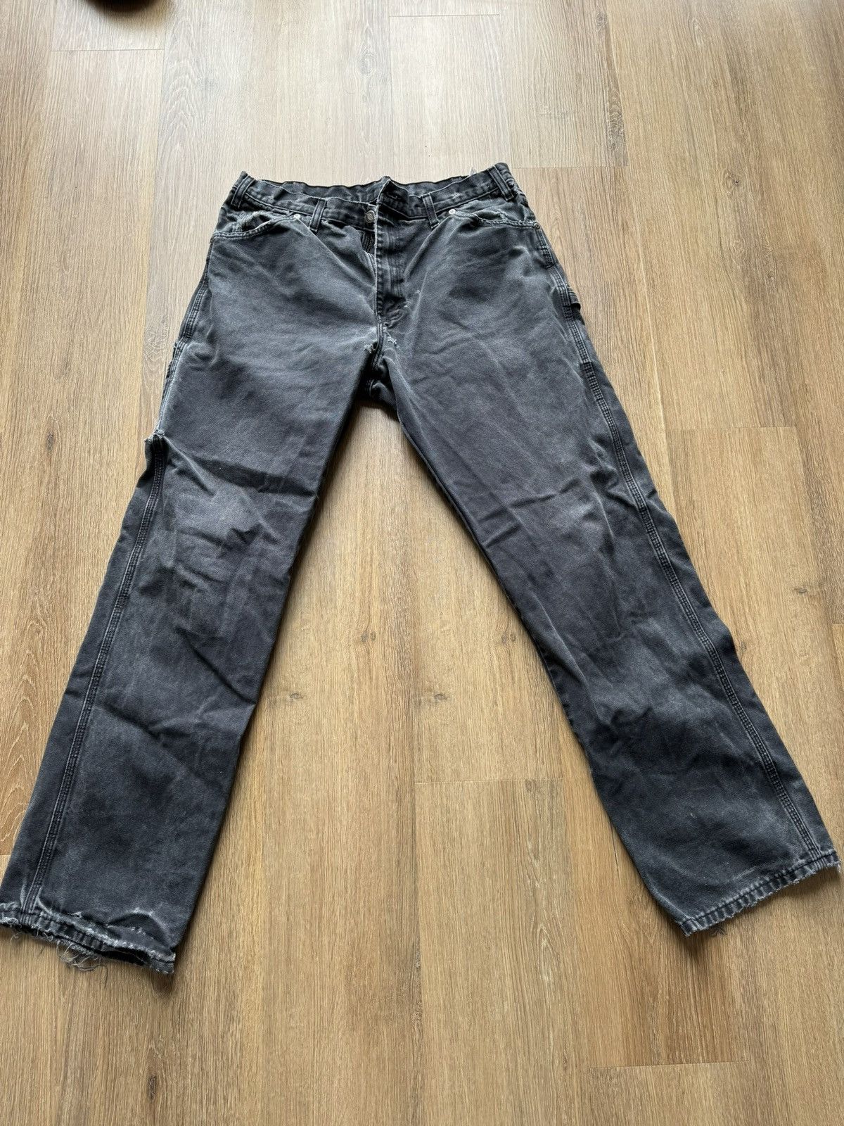 Dickies × Vintage Black Vintage Workwear Pants 36x34 Tag Size Size US 36 / EU 52 - 1 Thumbnail