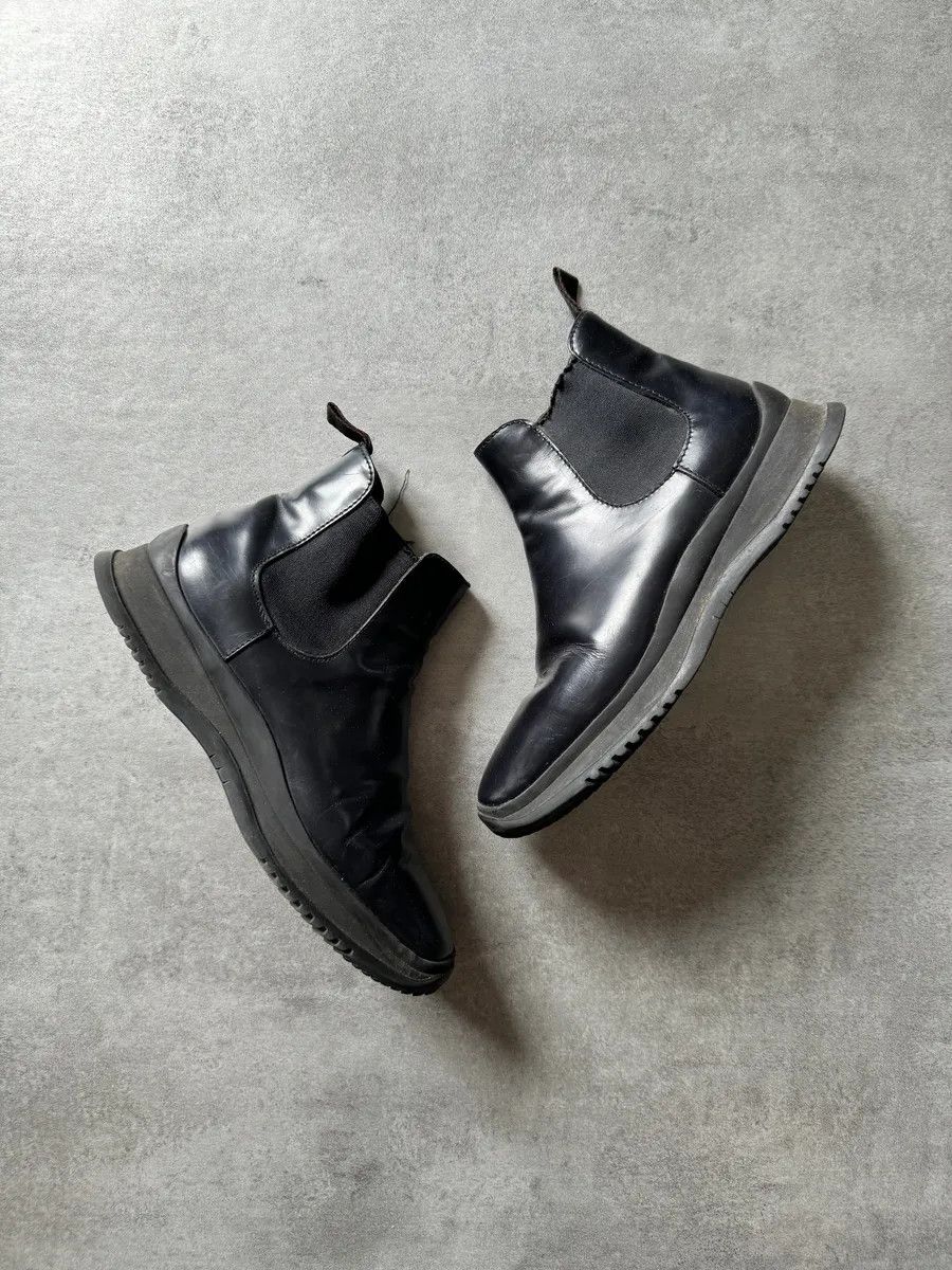 Prada FW1999 Prada Navy Leather Boots Size US 7 / EU 40 - 6 Thumbnail