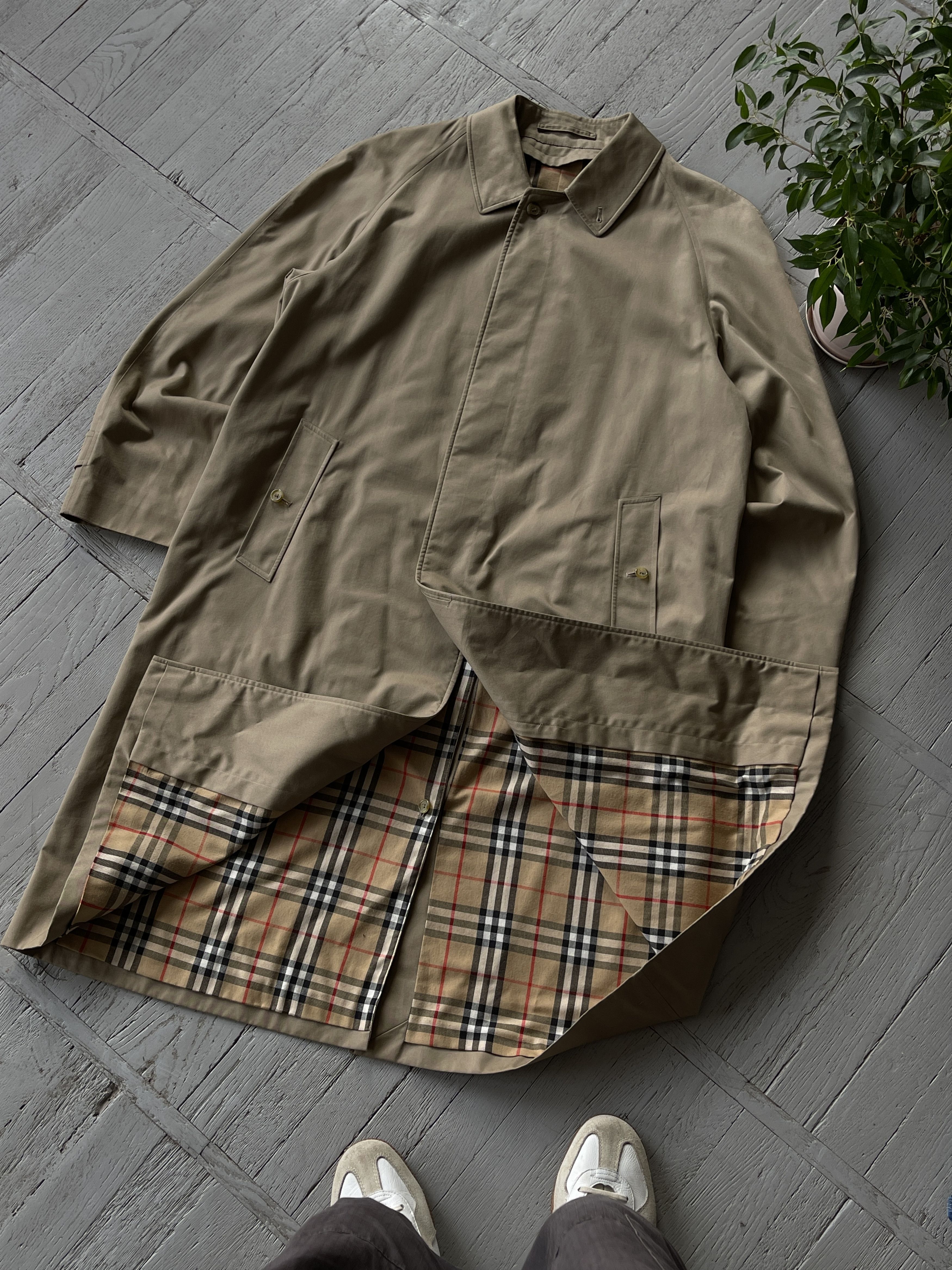 Burberry Prorsum Vintage Burberry Nova Check Trench Coat Grailed