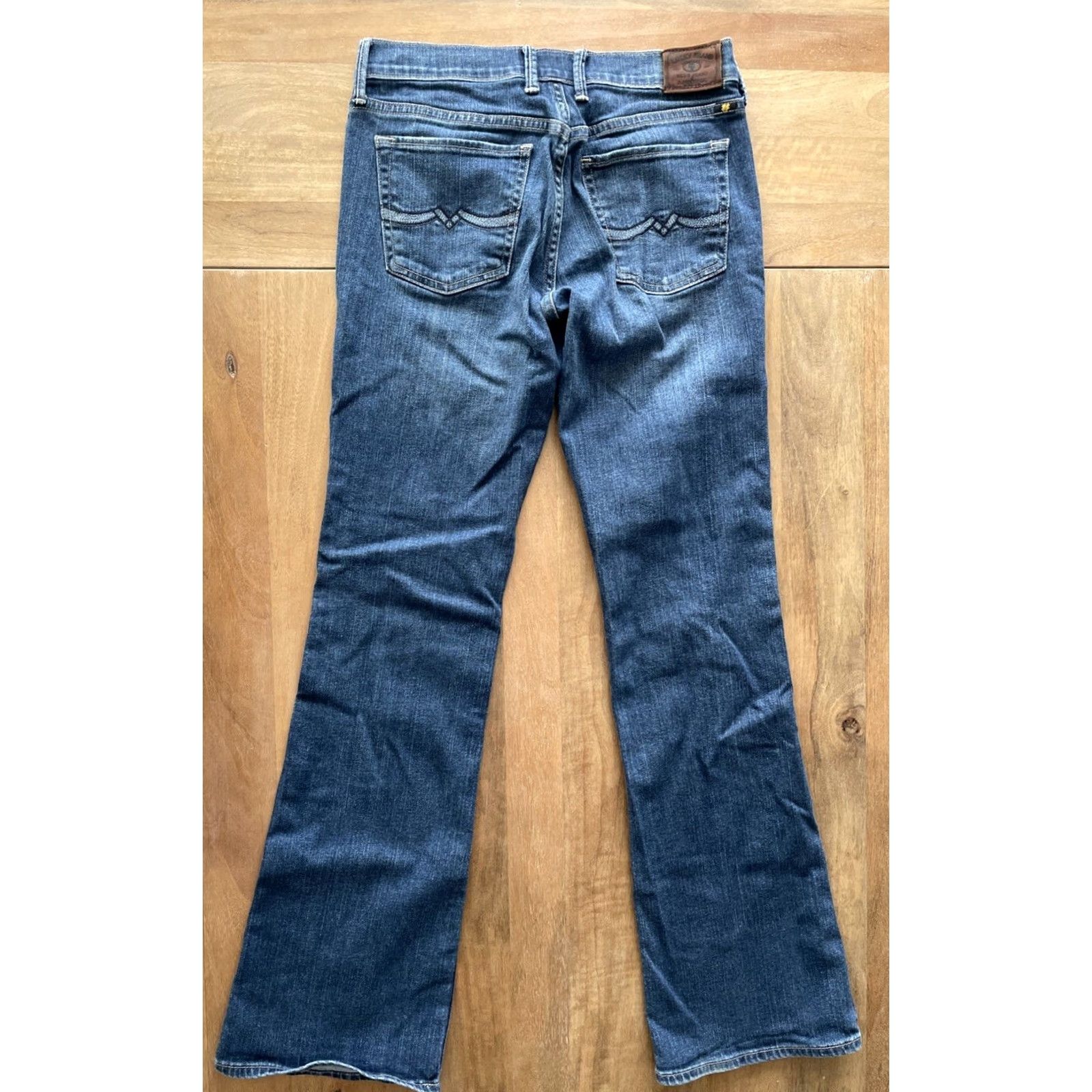 Lucky Brand VINTAGE Lucky Brand Jeans Womens 2 Bootcut 29x31 Blue Denim 5-Pocket Regular Size 26" / US 2 / IT 38 - 2 Thumbnail